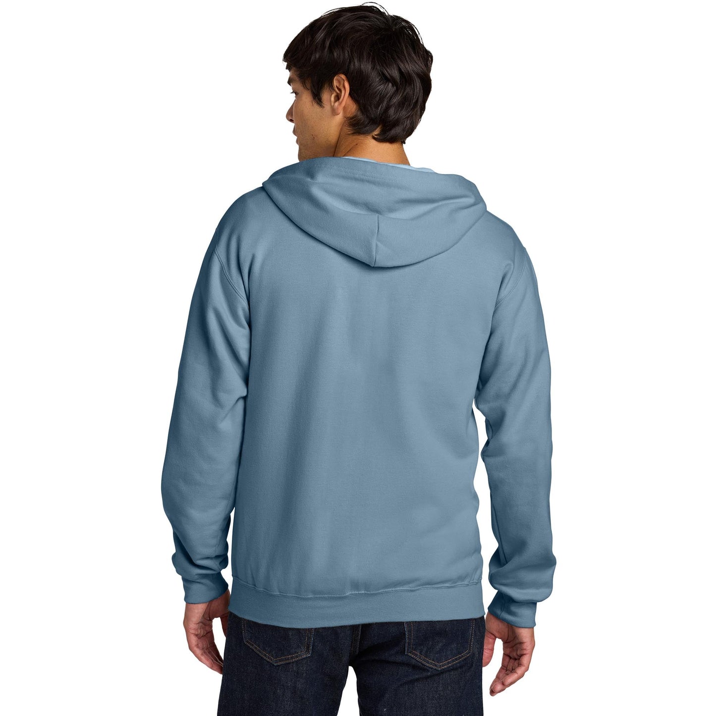Black Sweatshirt - Gildan - Soft Fleece Zip Up - Comfortable