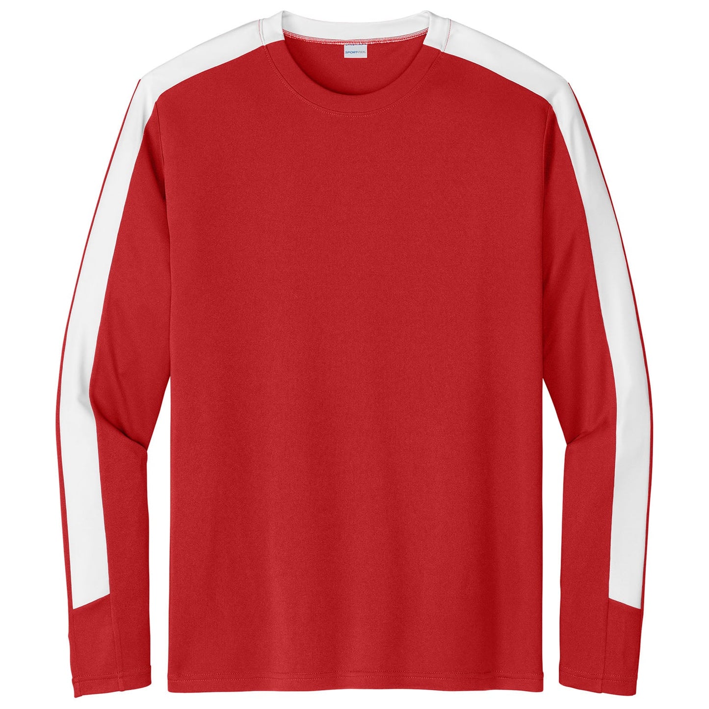 Black/White T-Shirt - Sport-Tek - Moisture-Wicking Crew