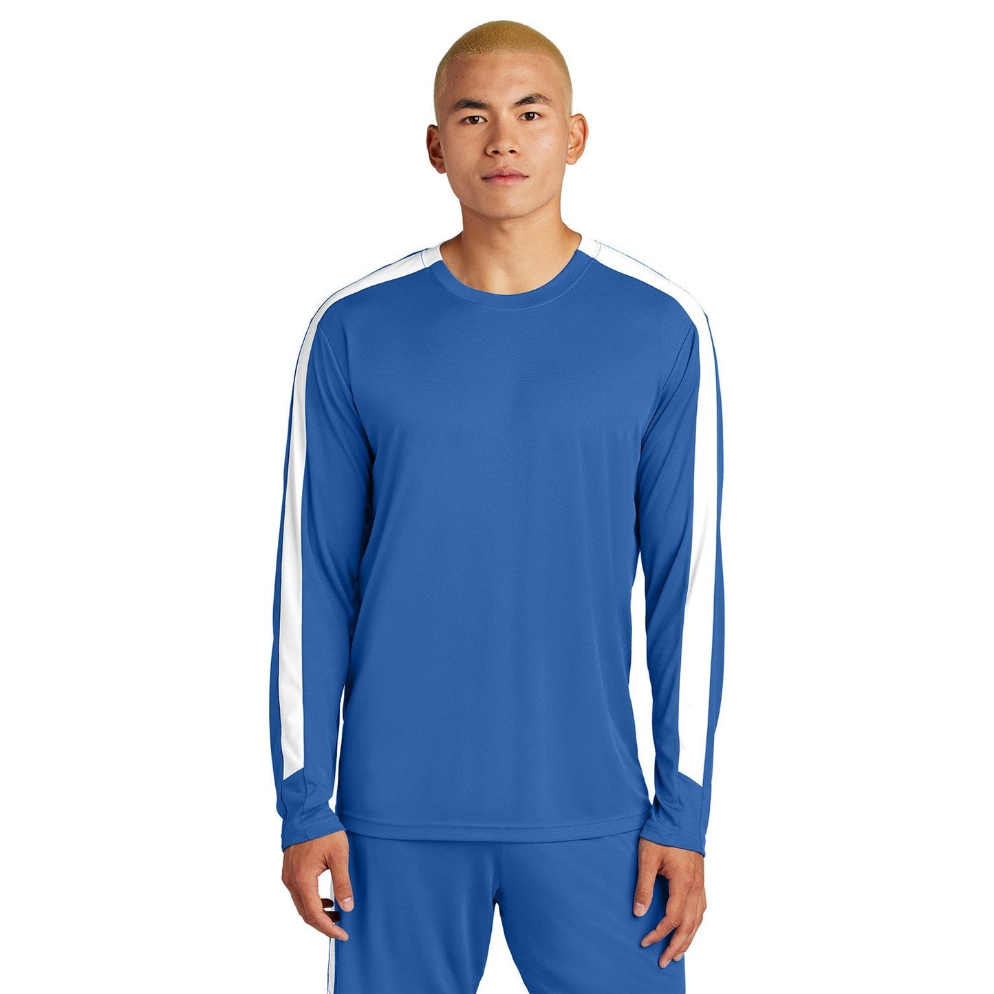 Black/White T-Shirt - Sport-Tek - Moisture-Wicking Crew