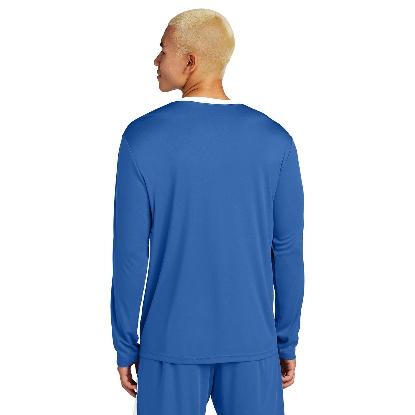 Black/White T-Shirt - Sport-Tek - Moisture-Wicking Crew