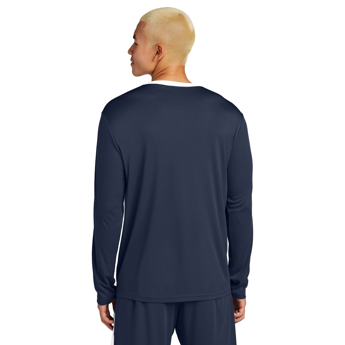 Black/White T-Shirt - Sport-Tek - Moisture-Wicking Crew