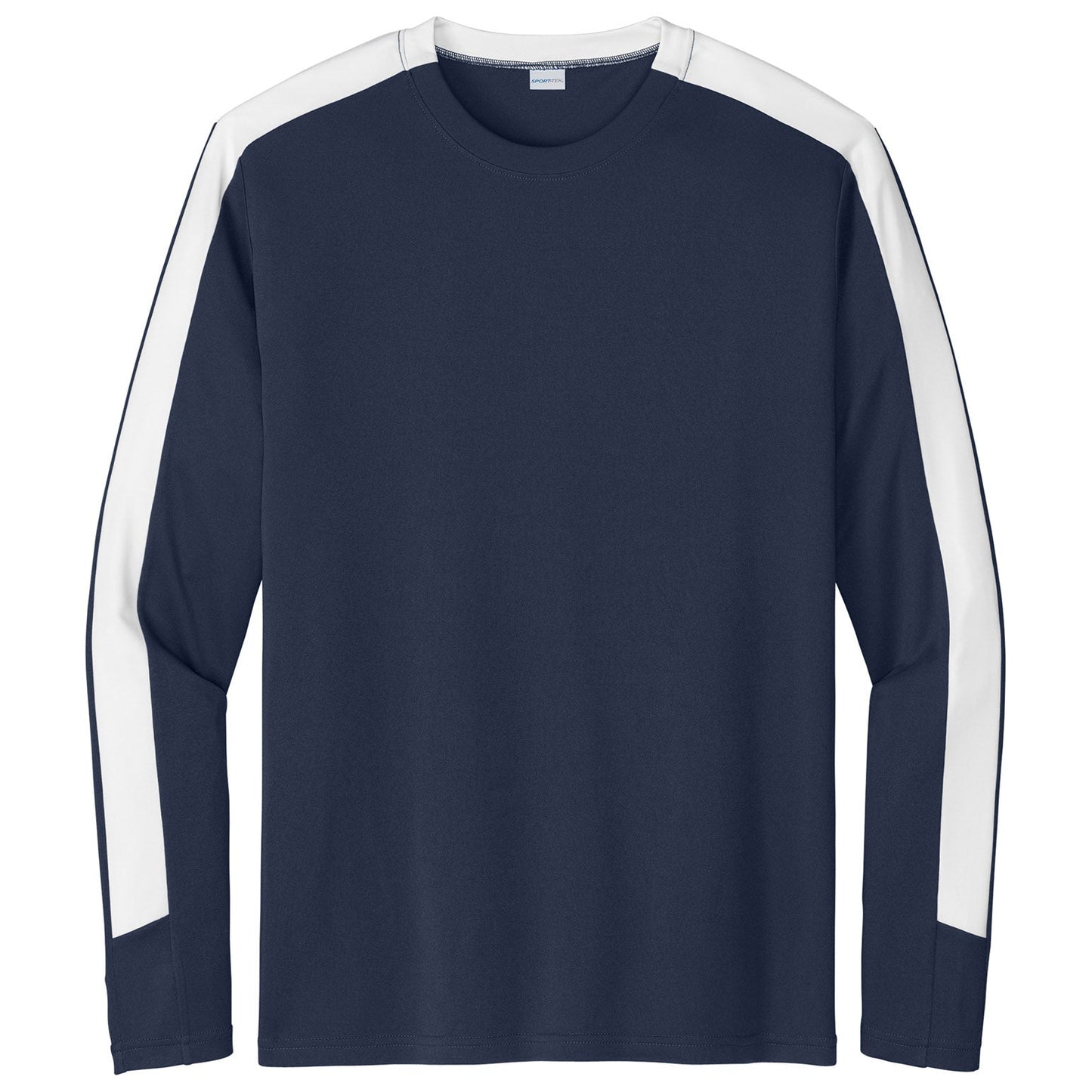 Black/White T-Shirt - Sport-Tek - Moisture-Wicking Crew