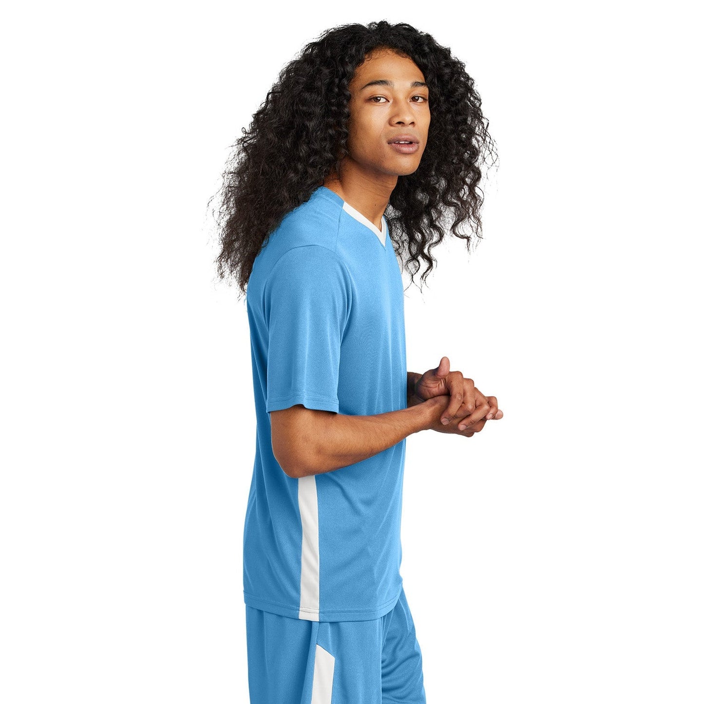 Black/White T-Shirts - Sport-Tek - Athletic Polyester Fit