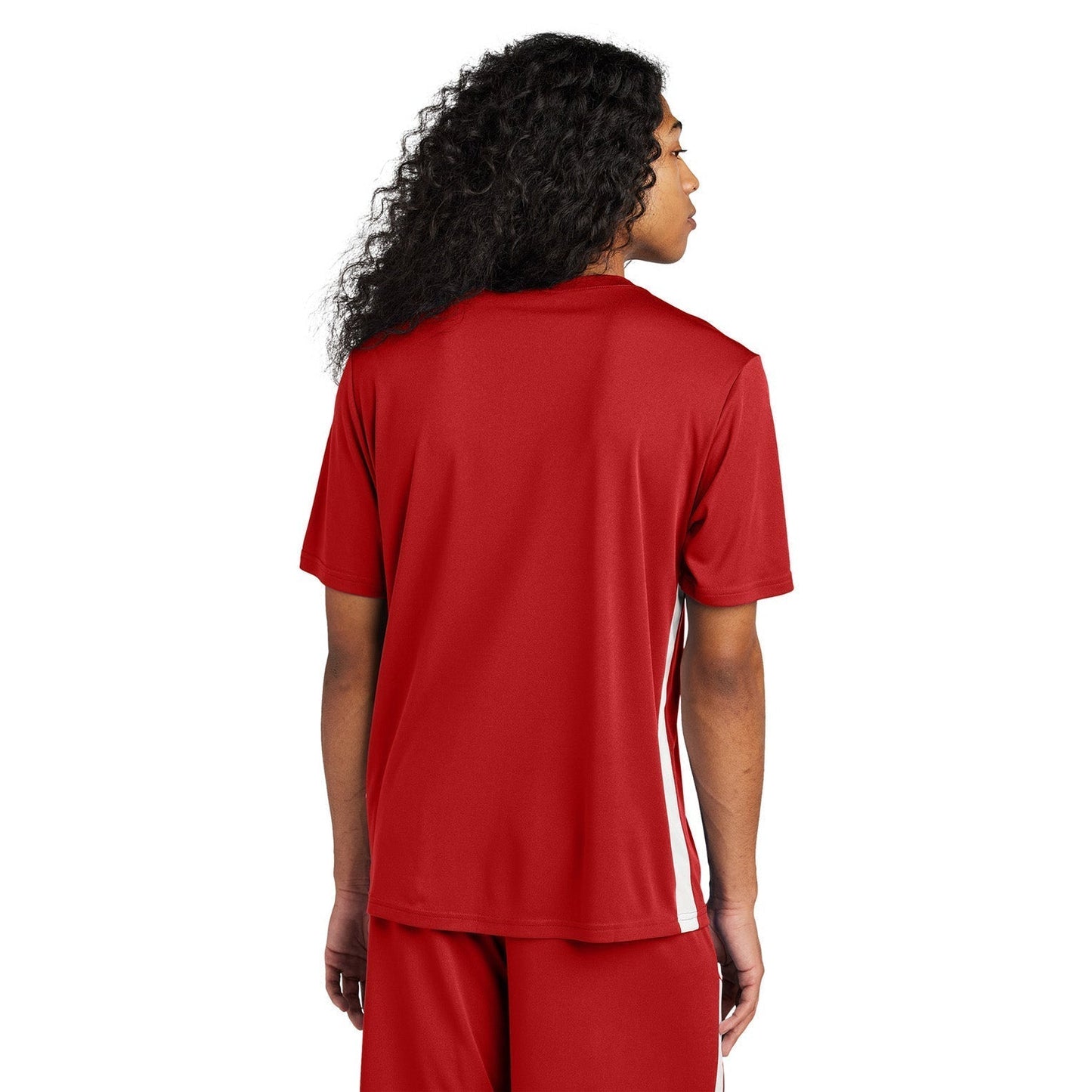 Black/White T-Shirts - Sport-Tek - Athletic Polyester Fit