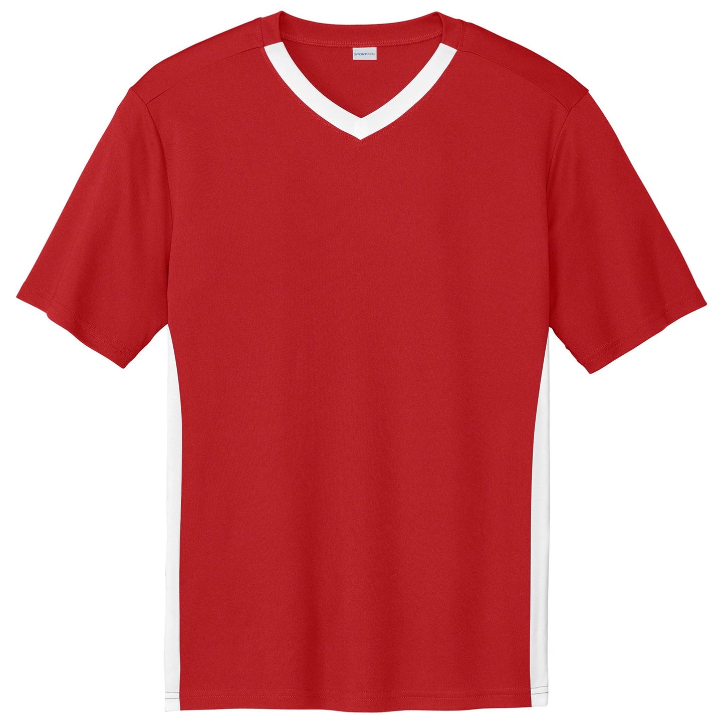 Black/White T-Shirts - Sport-Tek - Athletic Polyester Fit