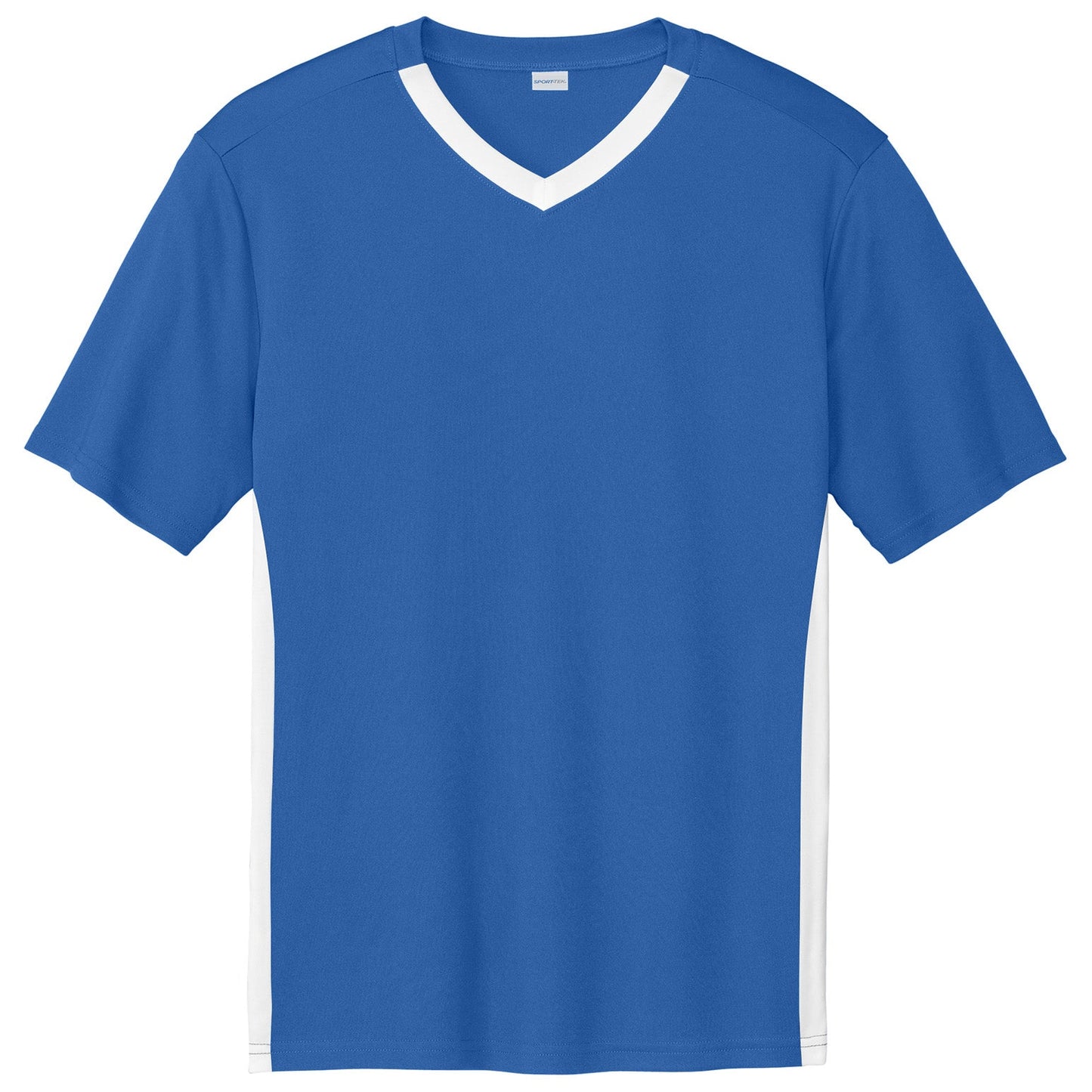 Black/White T-Shirts - Sport-Tek - Athletic Polyester Fit