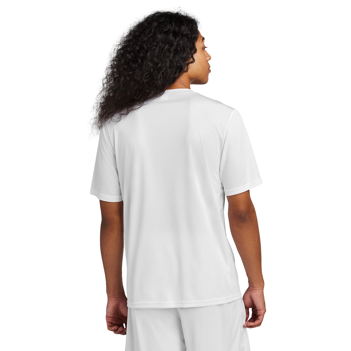 Black/White T-Shirts - Sport-Tek - Athletic Polyester Fit