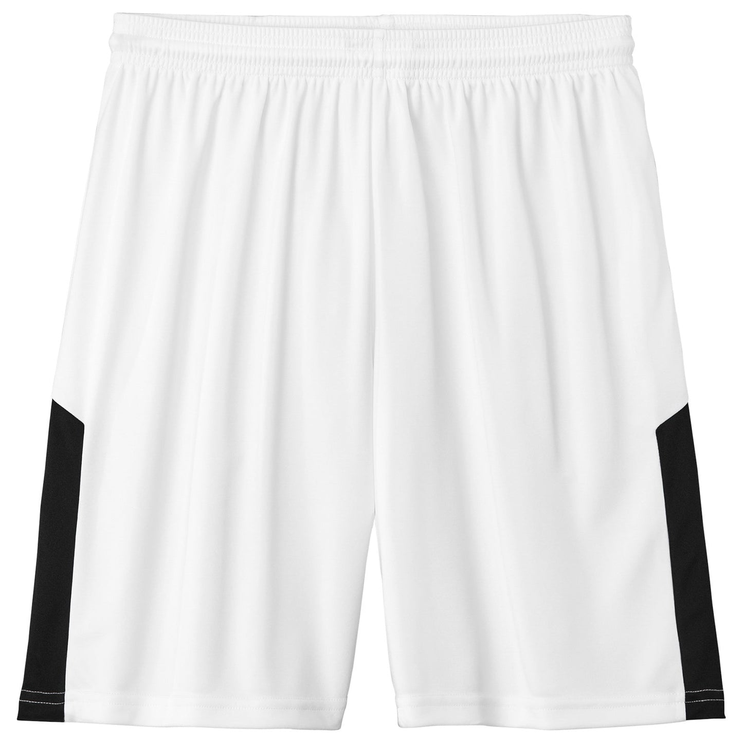 Black/White Shorts - Sport-Tek - Snag-Resistant Fabric
