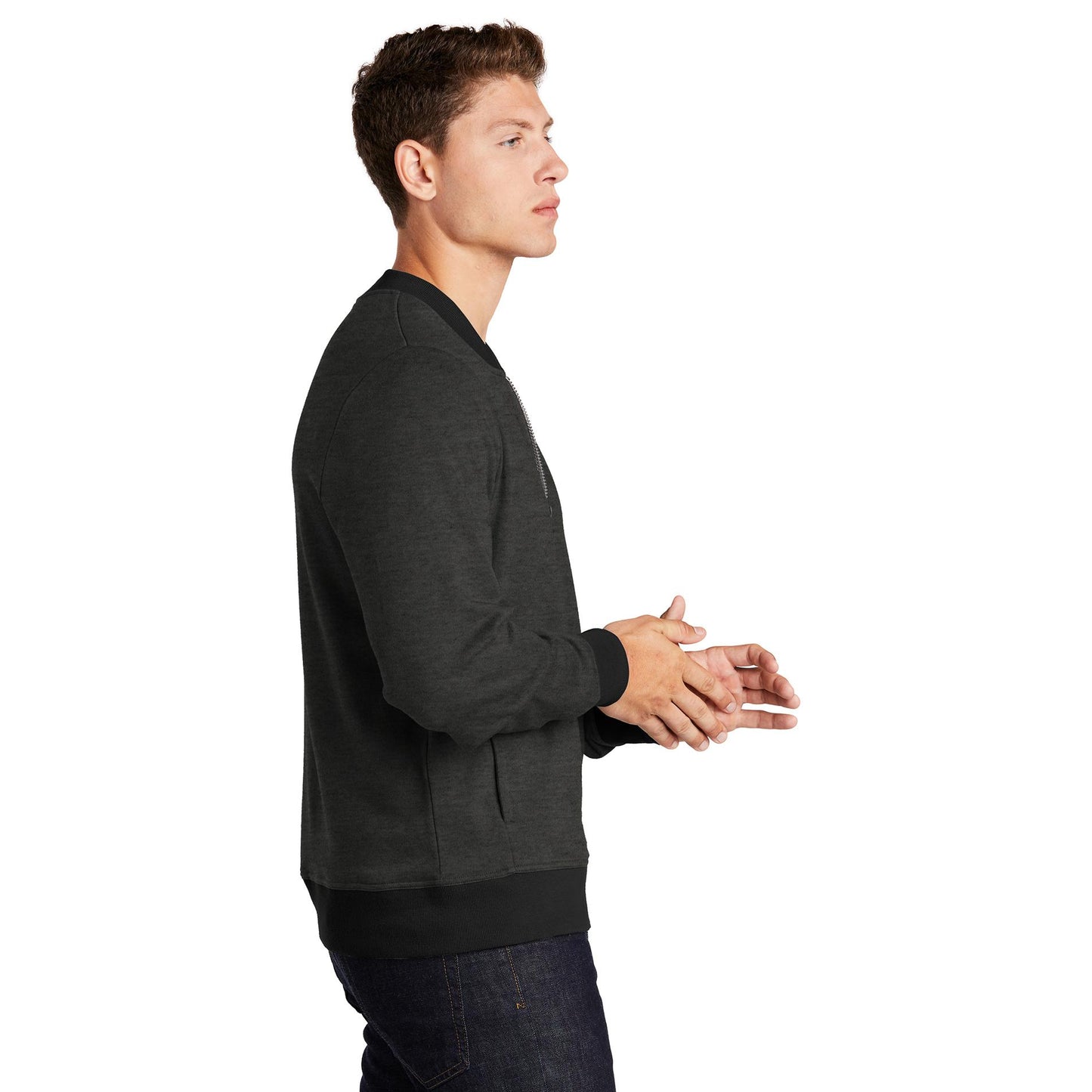 Black Sweatshirts - Sport-Tek - Soft French Terry - Comfort Fit