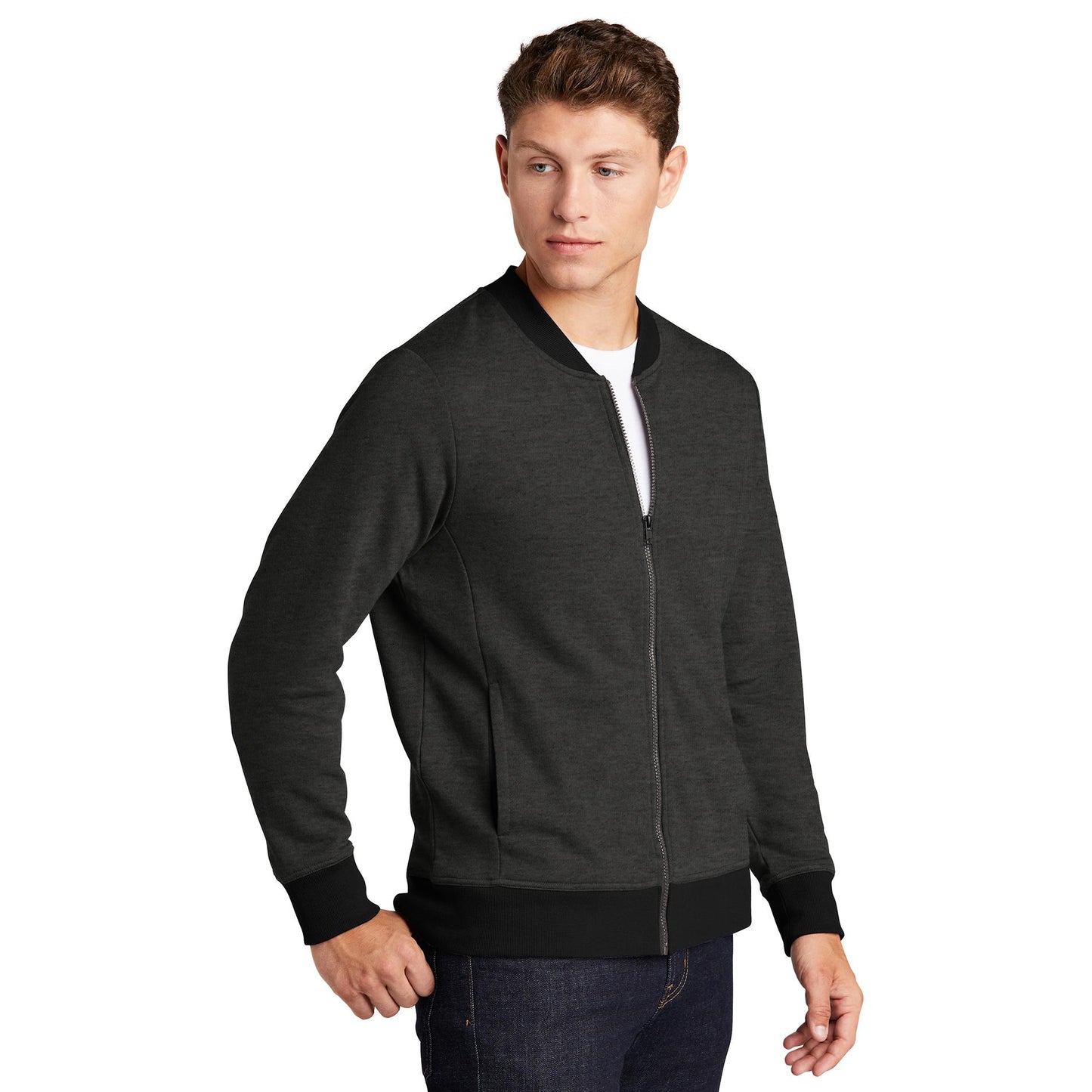 Black Sweatshirts - Sport-Tek - Soft French Terry - Comfort Fit