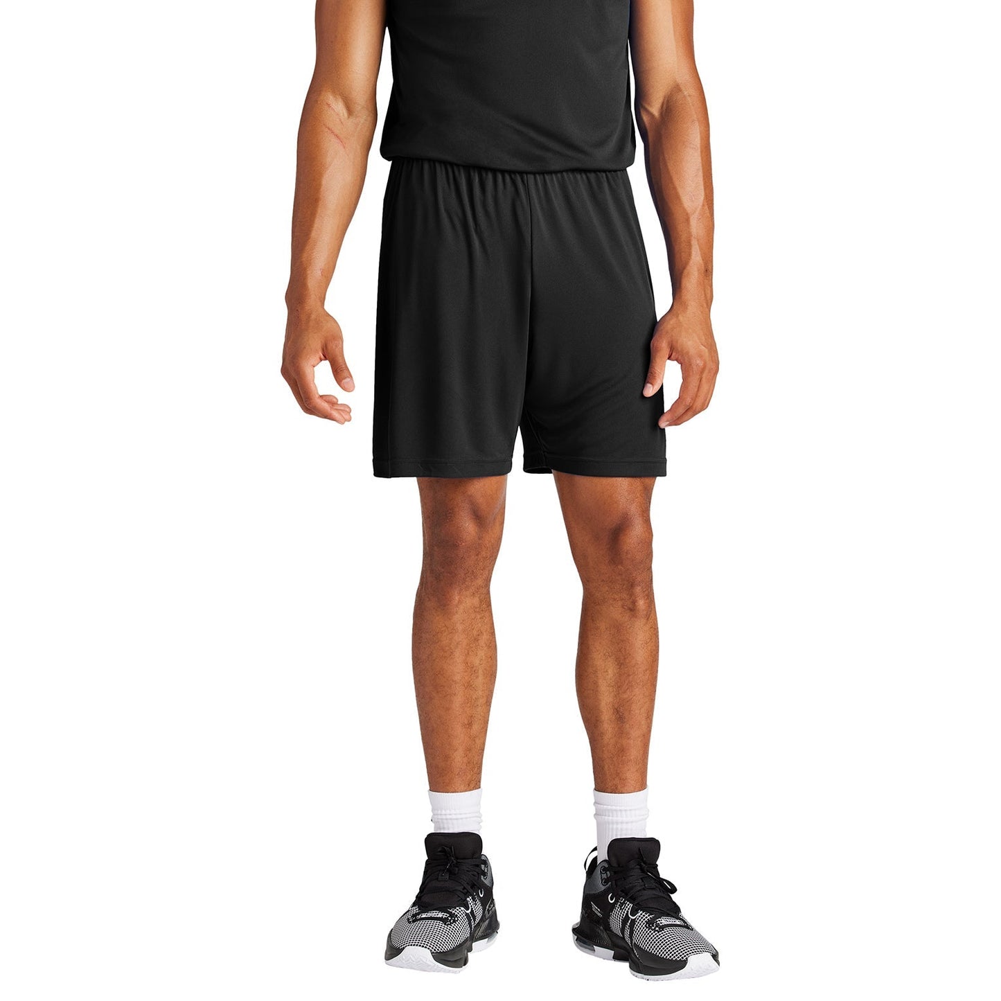 Black Athletic Shorts - Sport-Tek - Lightweight Fabric