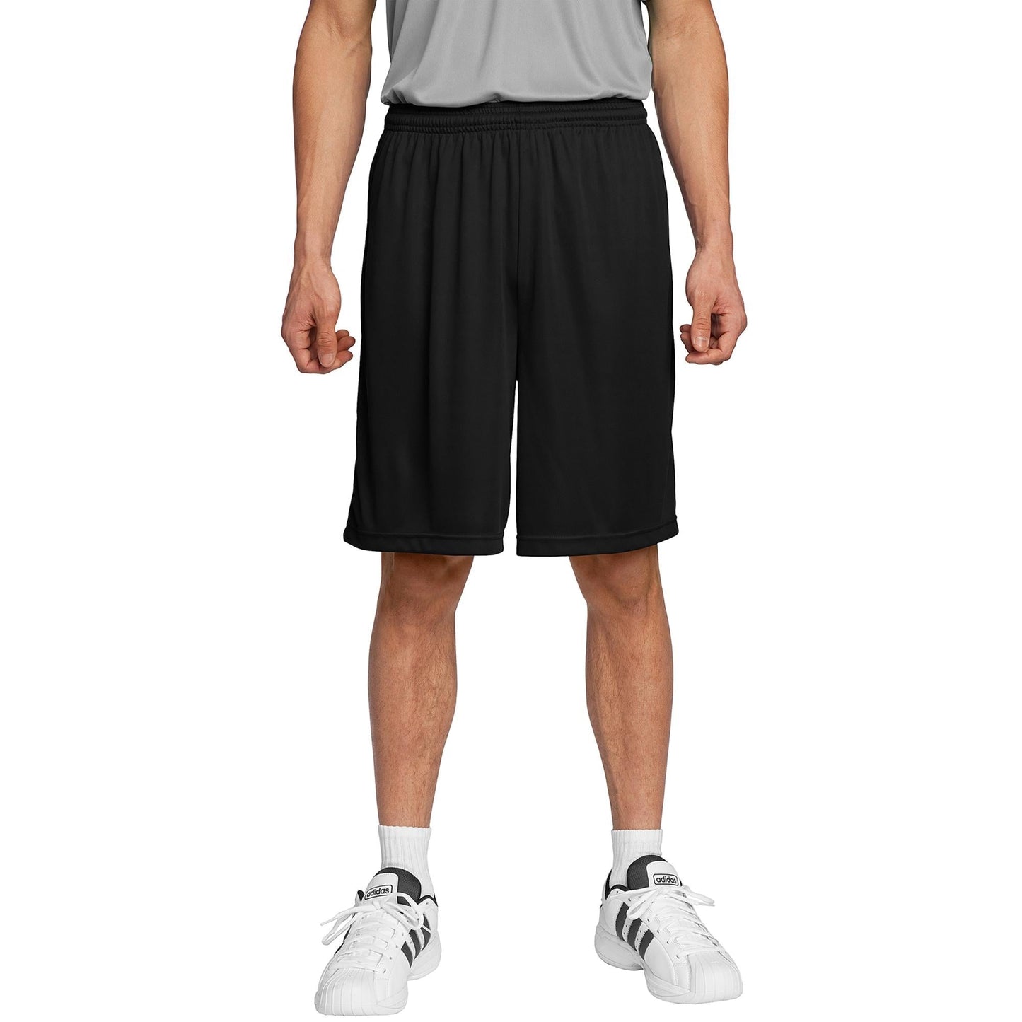 Iron Grey Shorts - Sport-Tek - Moisture-Wicking Fit