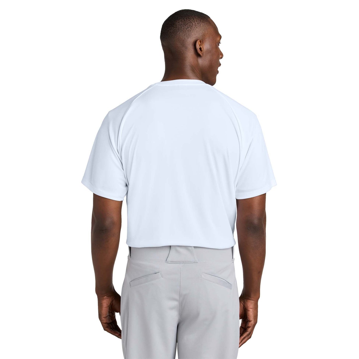 Black Henley Shirt - Sport-Tek - Soft Polyester
