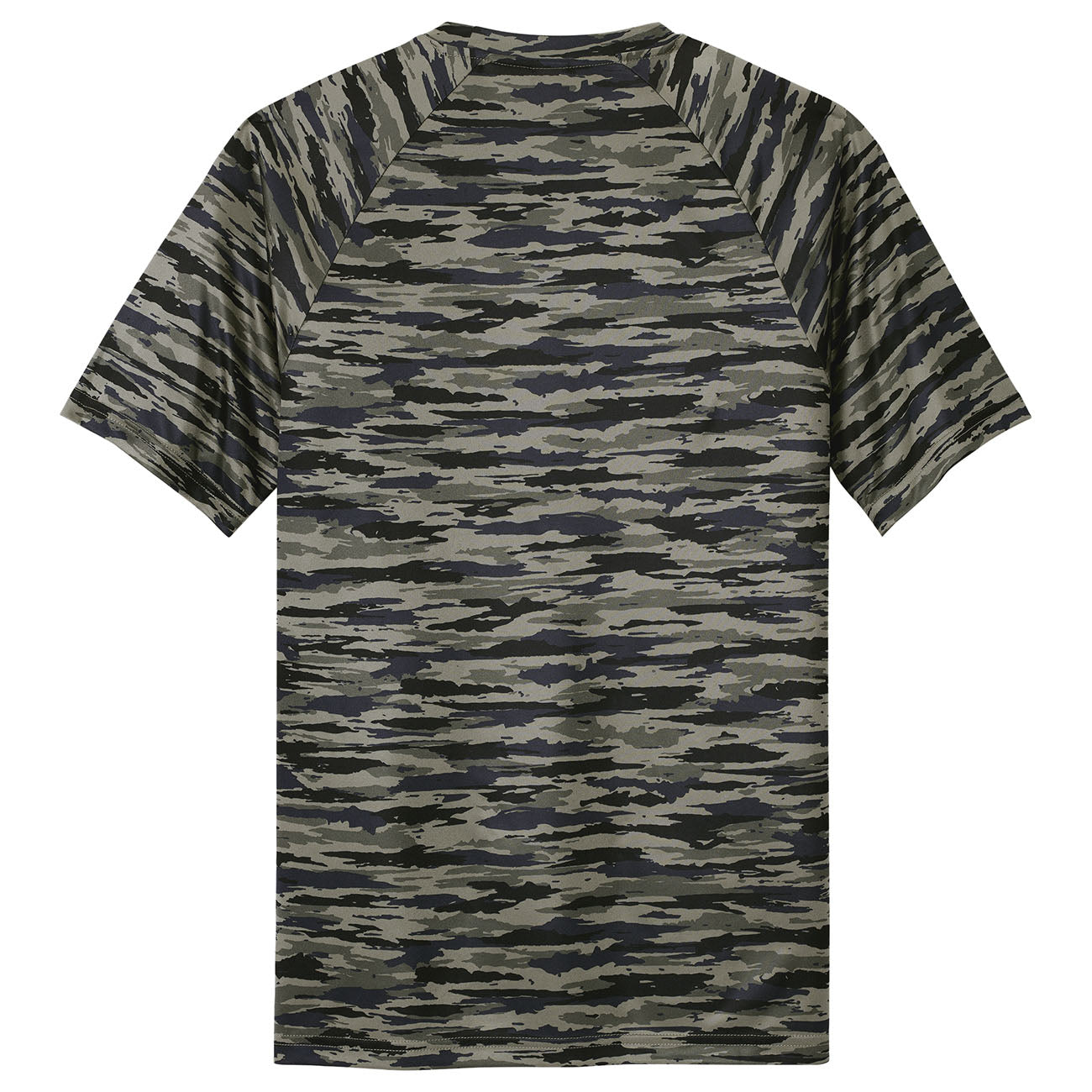 Black Camo Tee - Sport-Tek - Moisture-Wicking Fabric