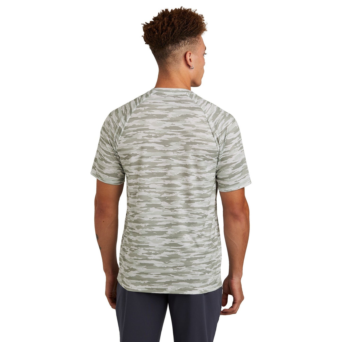 Black Camo Tee - Sport-Tek - Moisture-Wicking Fabric