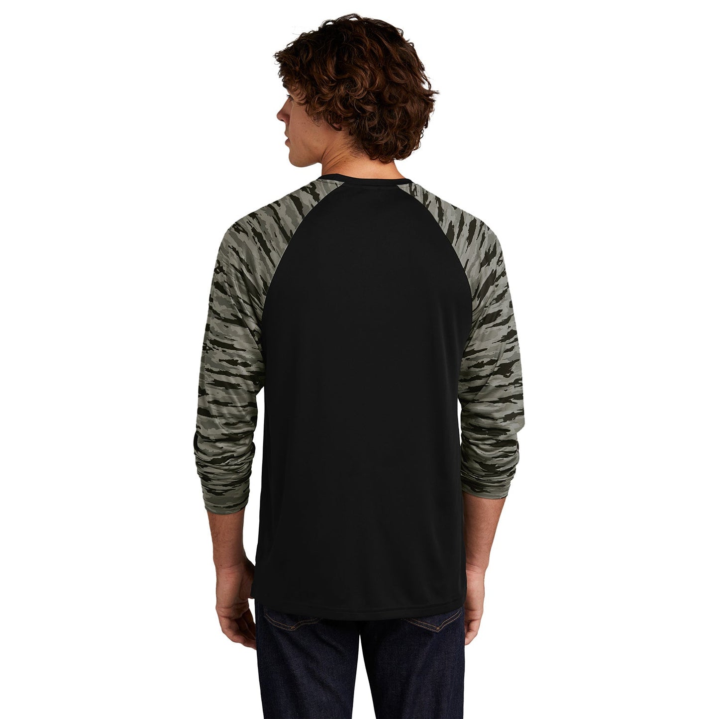 Black Camo T-Shirt - Sport-Tek - Moisture-Wicking