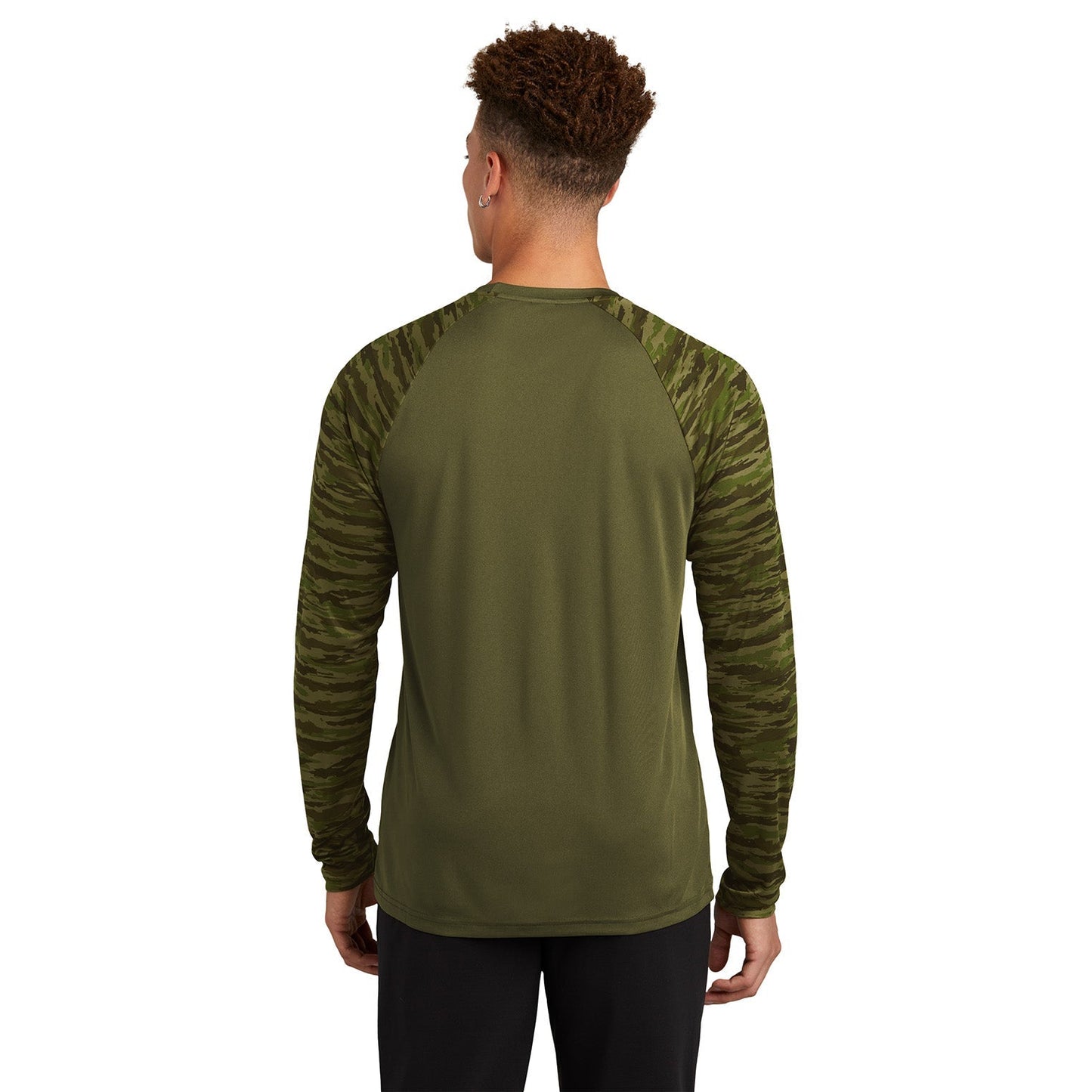 Black Camo T-Shirt - Sport-Tek - Moisture-Wicking