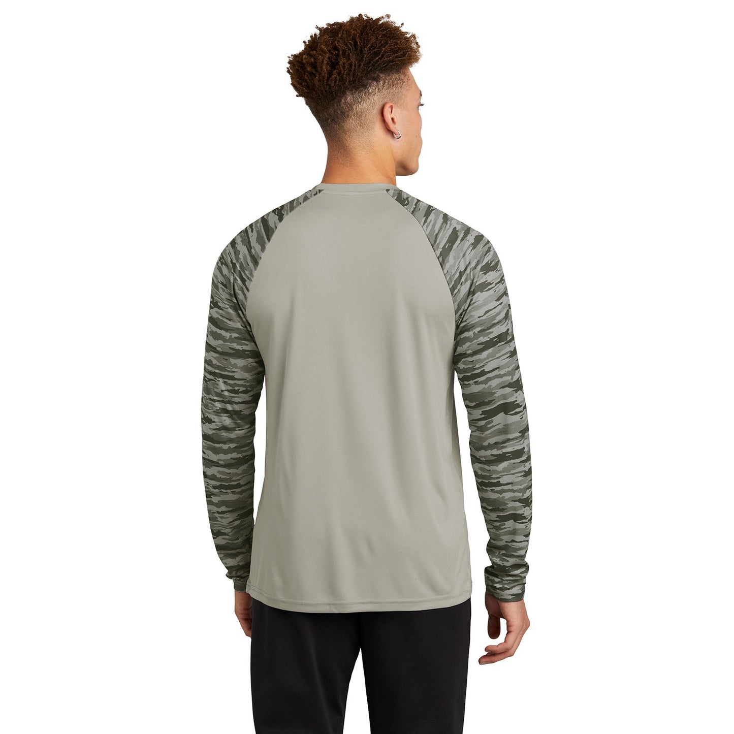 Black Camo T-Shirt - Sport-Tek - Moisture-Wicking