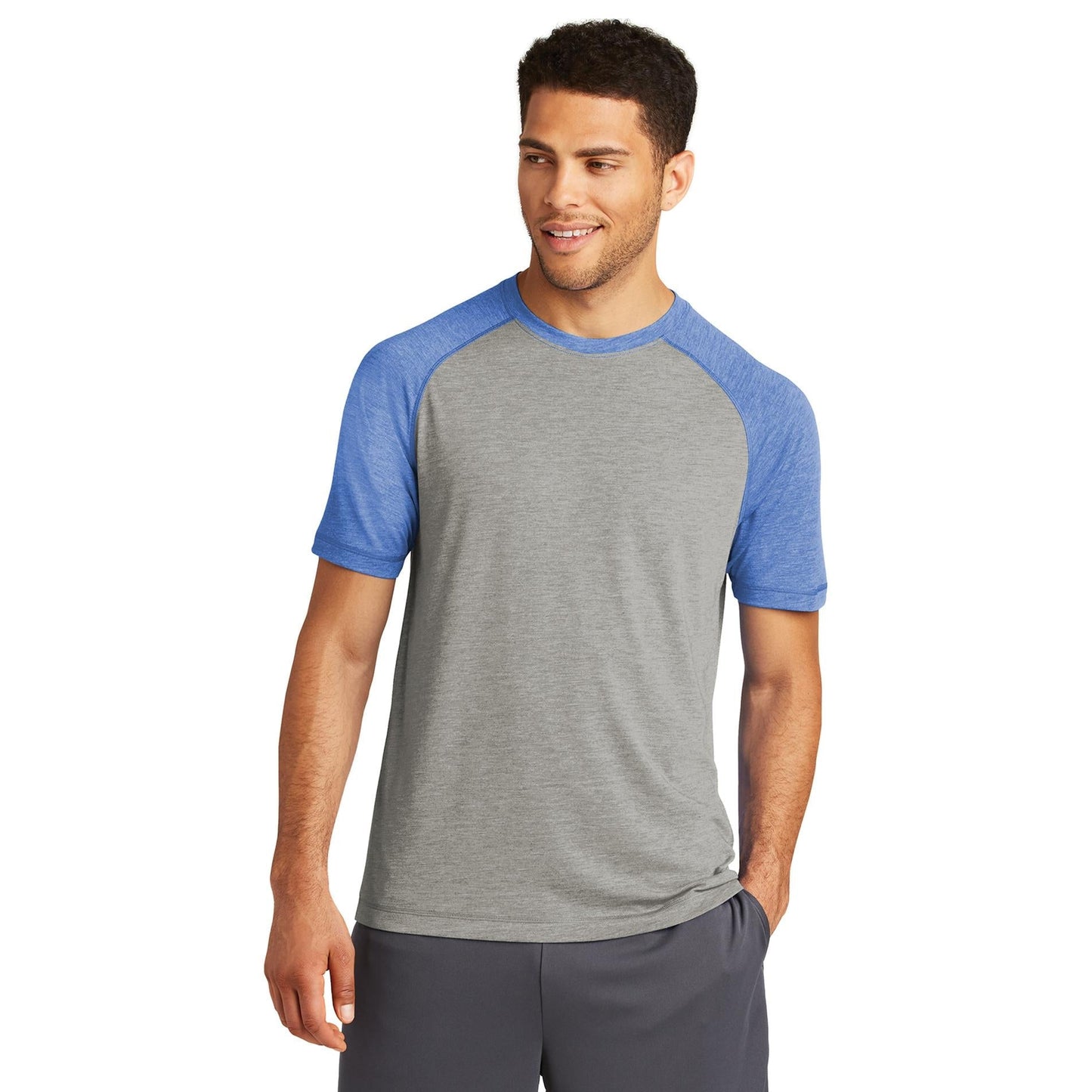 Dark Grey Heather T-Shirt - Sport-Tek - Moisture Control