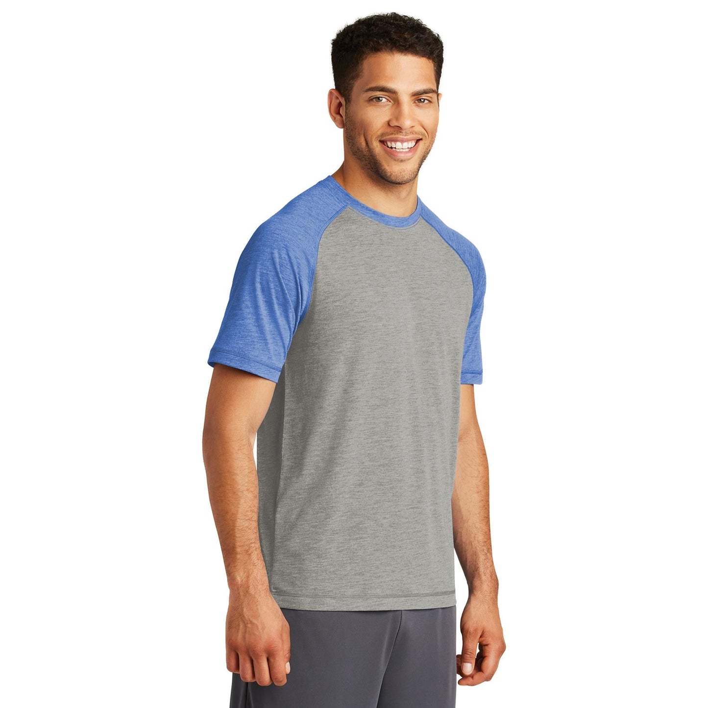 Dark Grey Heather T-Shirt - Sport-Tek - Moisture Control