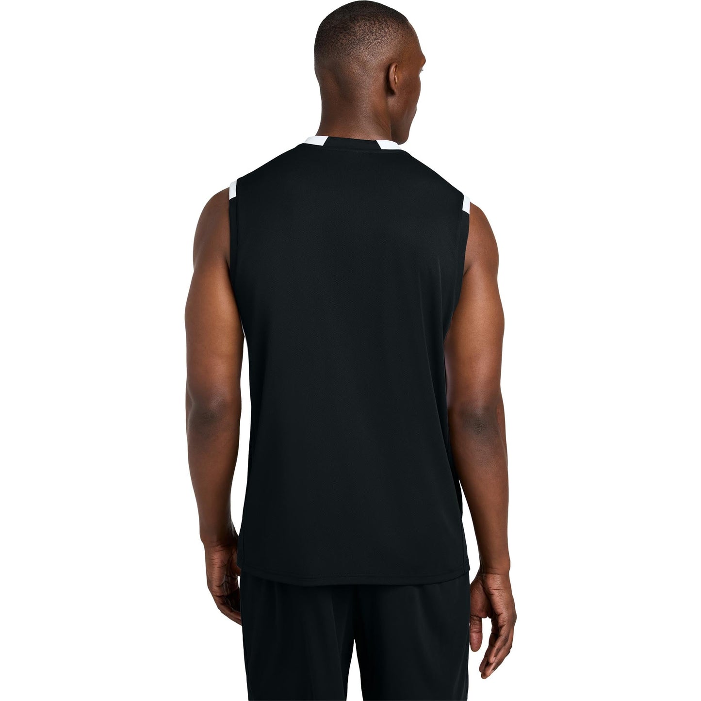 Black/White T-Shirts - Sport-Tek - Eco-Friendly Fabric