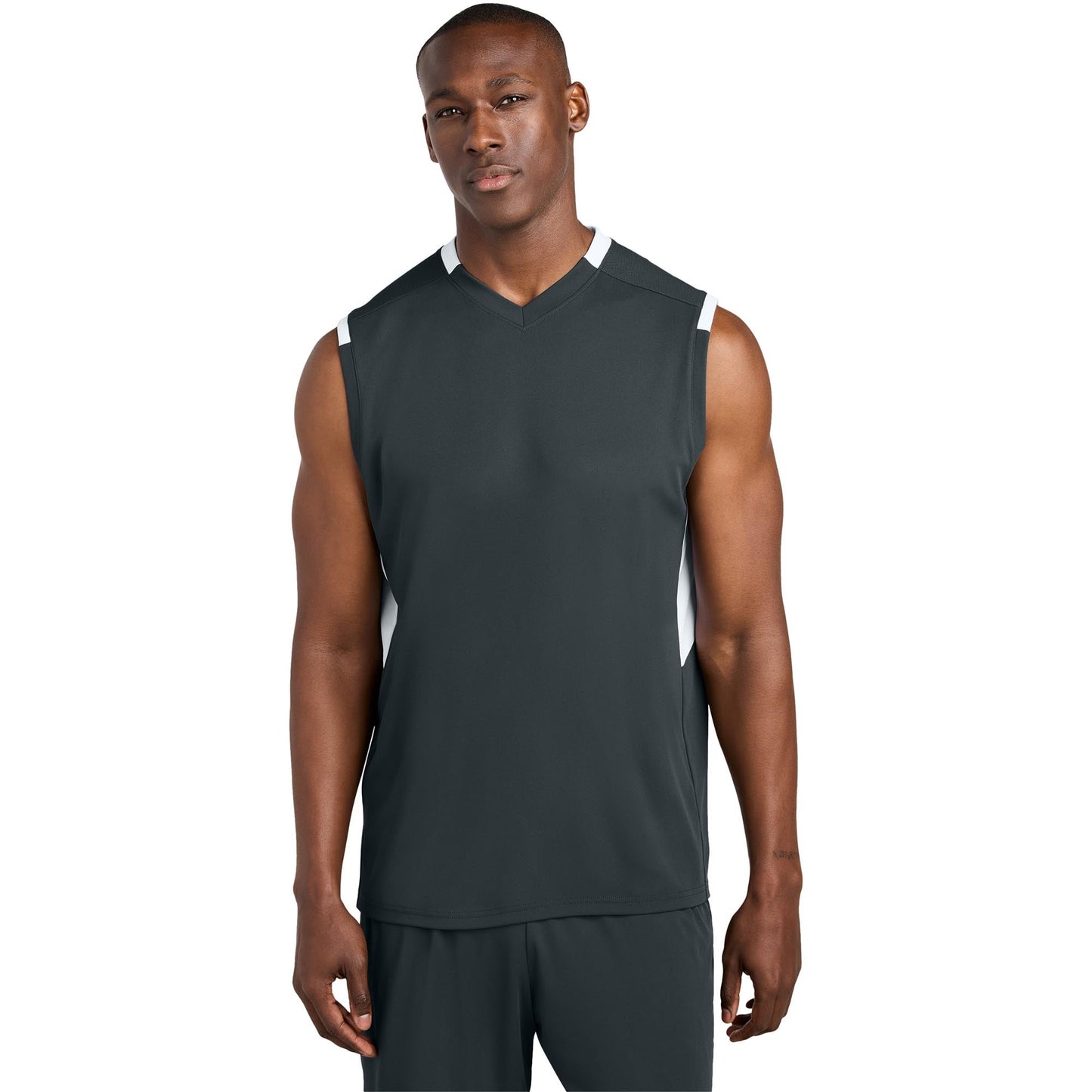 Black/White T-Shirts - Sport-Tek - Eco-Friendly Fabric
