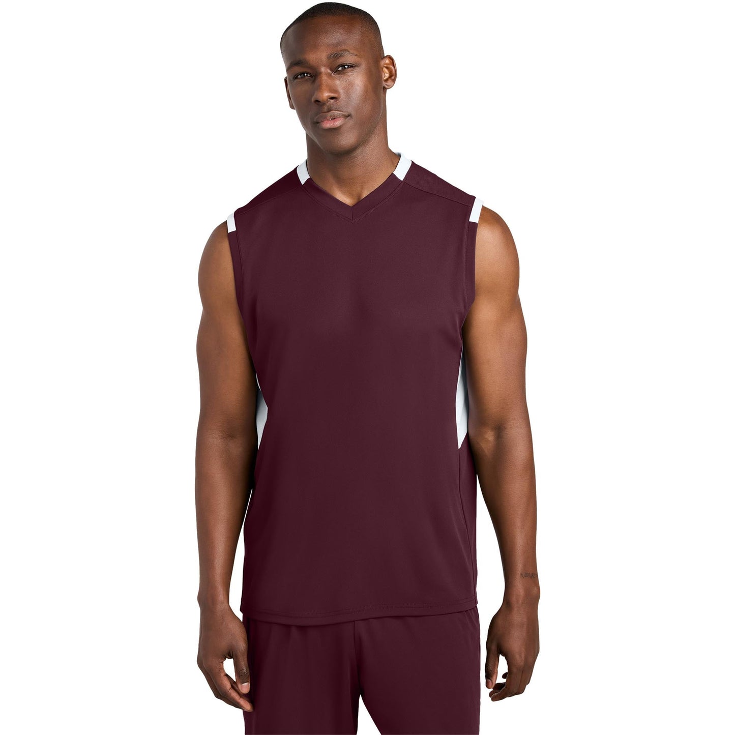 Black/White T-Shirts - Sport-Tek - Eco-Friendly Fabric