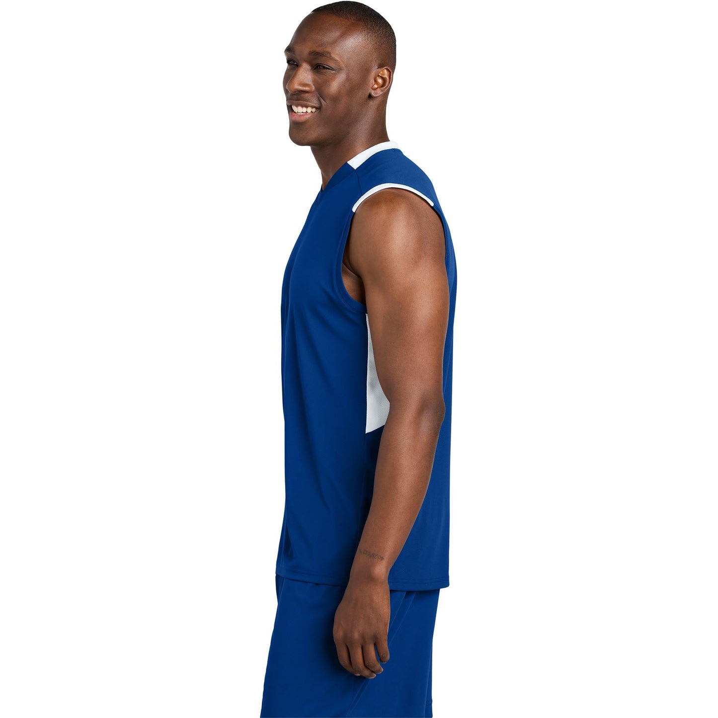 Black/White T-Shirts - Sport-Tek - Eco-Friendly Fabric