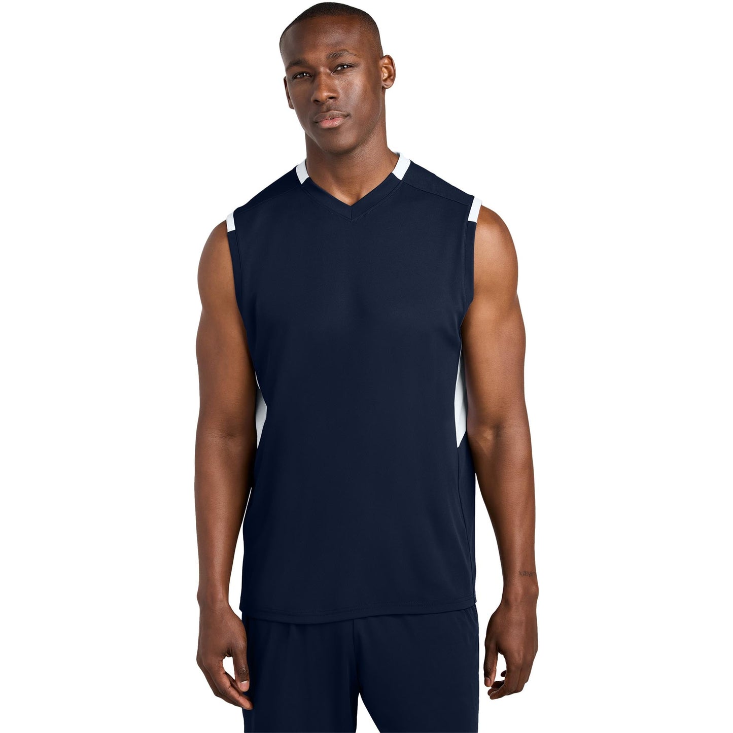 Black/White T-Shirts - Sport-Tek - Eco-Friendly Fabric