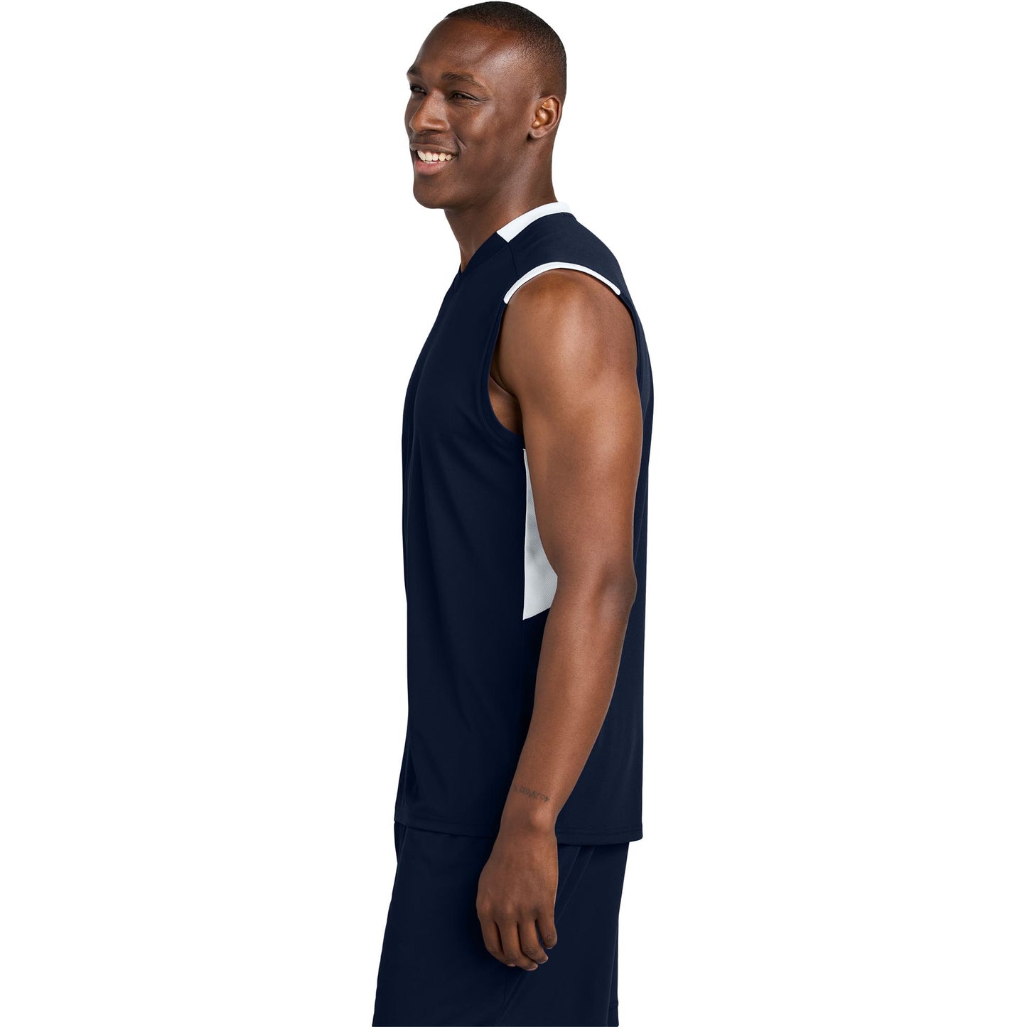 Black/White T-Shirts - Sport-Tek - Eco-Friendly Fabric