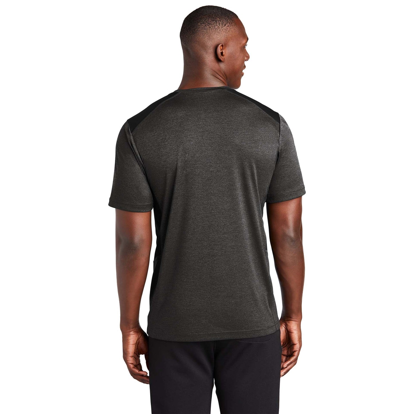 Black Heather T-Shirt - Sport-Tek - Soft Fabric
