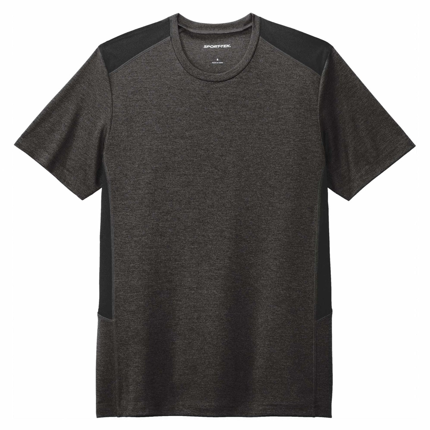 Black Heather T-Shirt - Sport-Tek - Soft Fabric