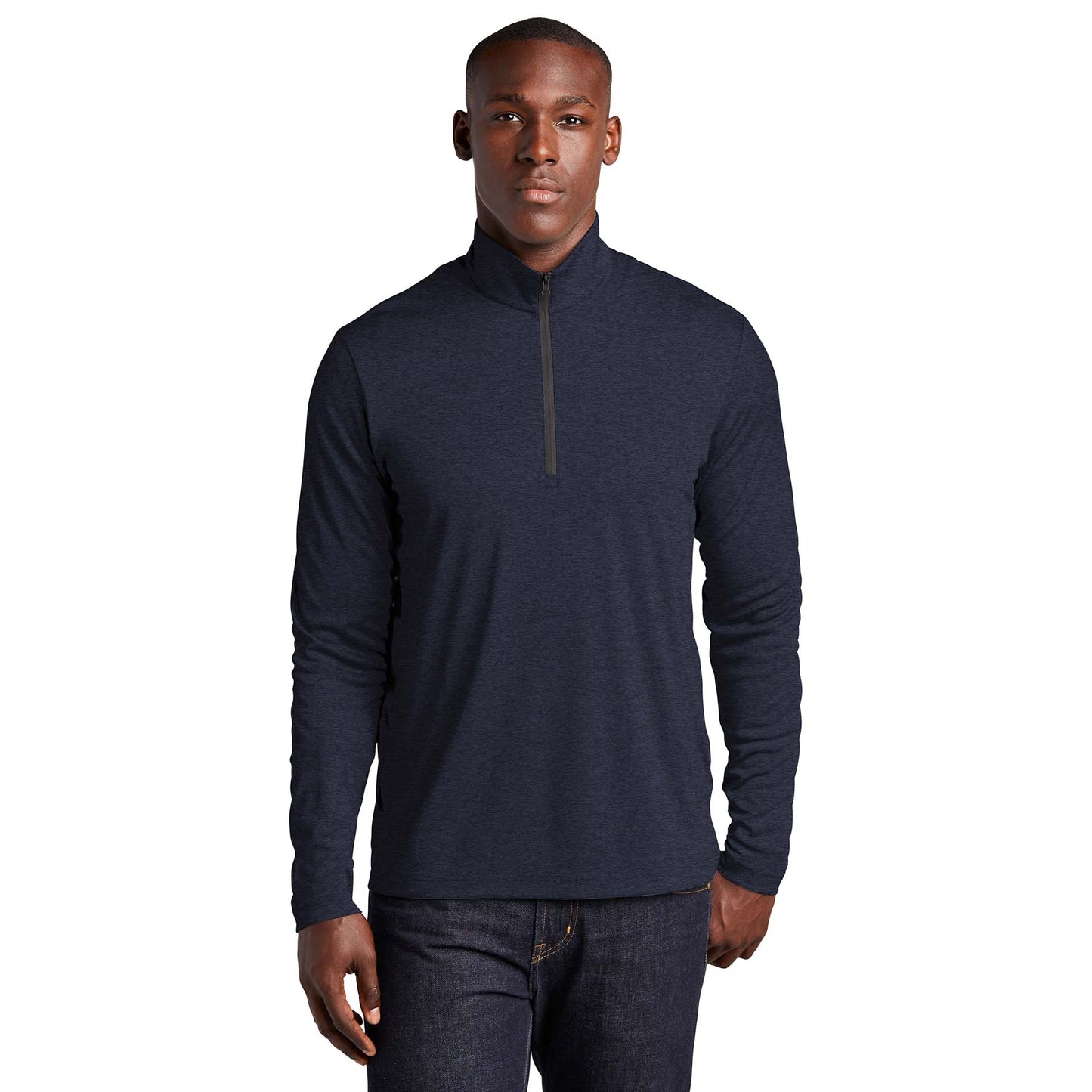 Black Heather Jacket - Sport-Tek - Moisture-Wicking