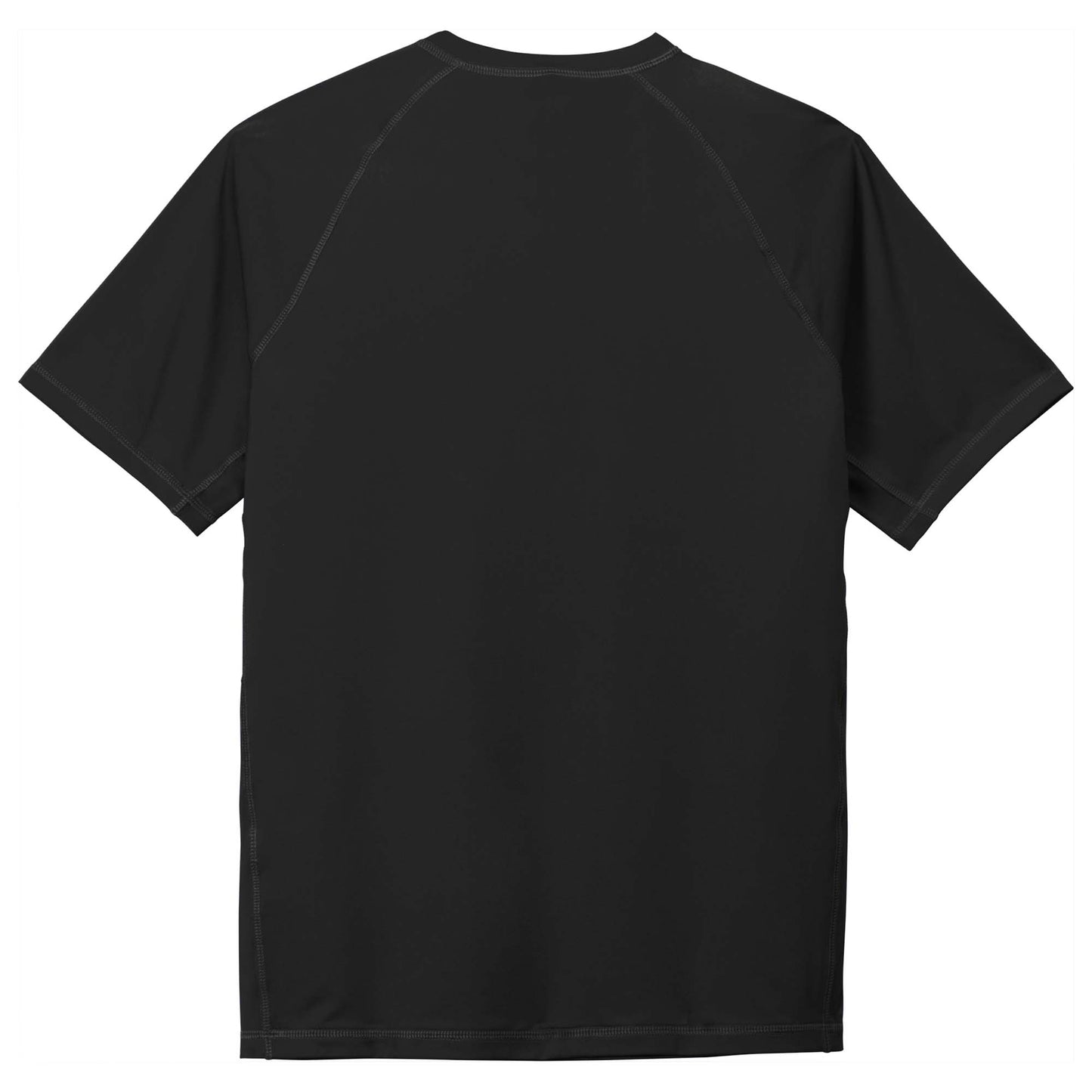 Black Rashguard Tee - Sport-Tek - Flexible Fit