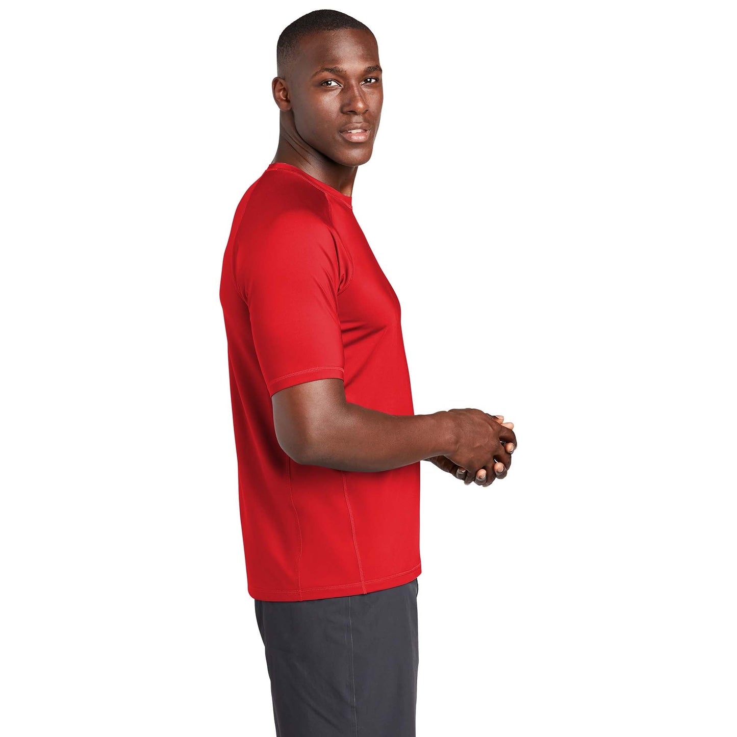 Black Rashguard Tee - Sport-Tek - Flexible Fit