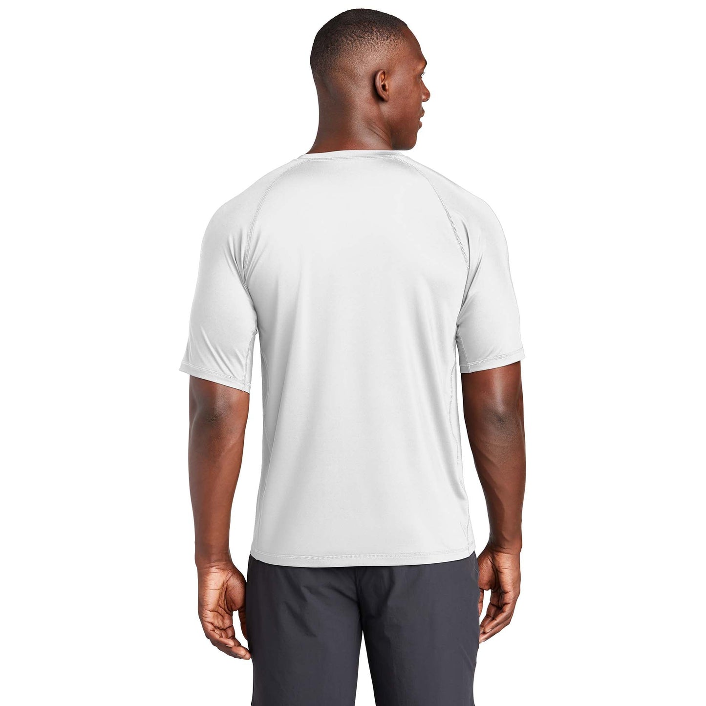 Black Rashguard Tee - Sport-Tek - Flexible Fit