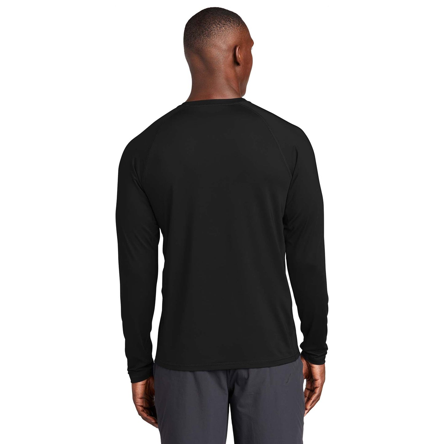 Black Rashguard Tee - Sport-Tek - UV Protection