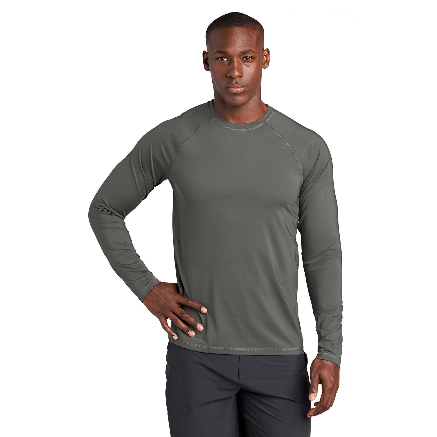 Black Rashguard Tee - Sport-Tek - UV Protection