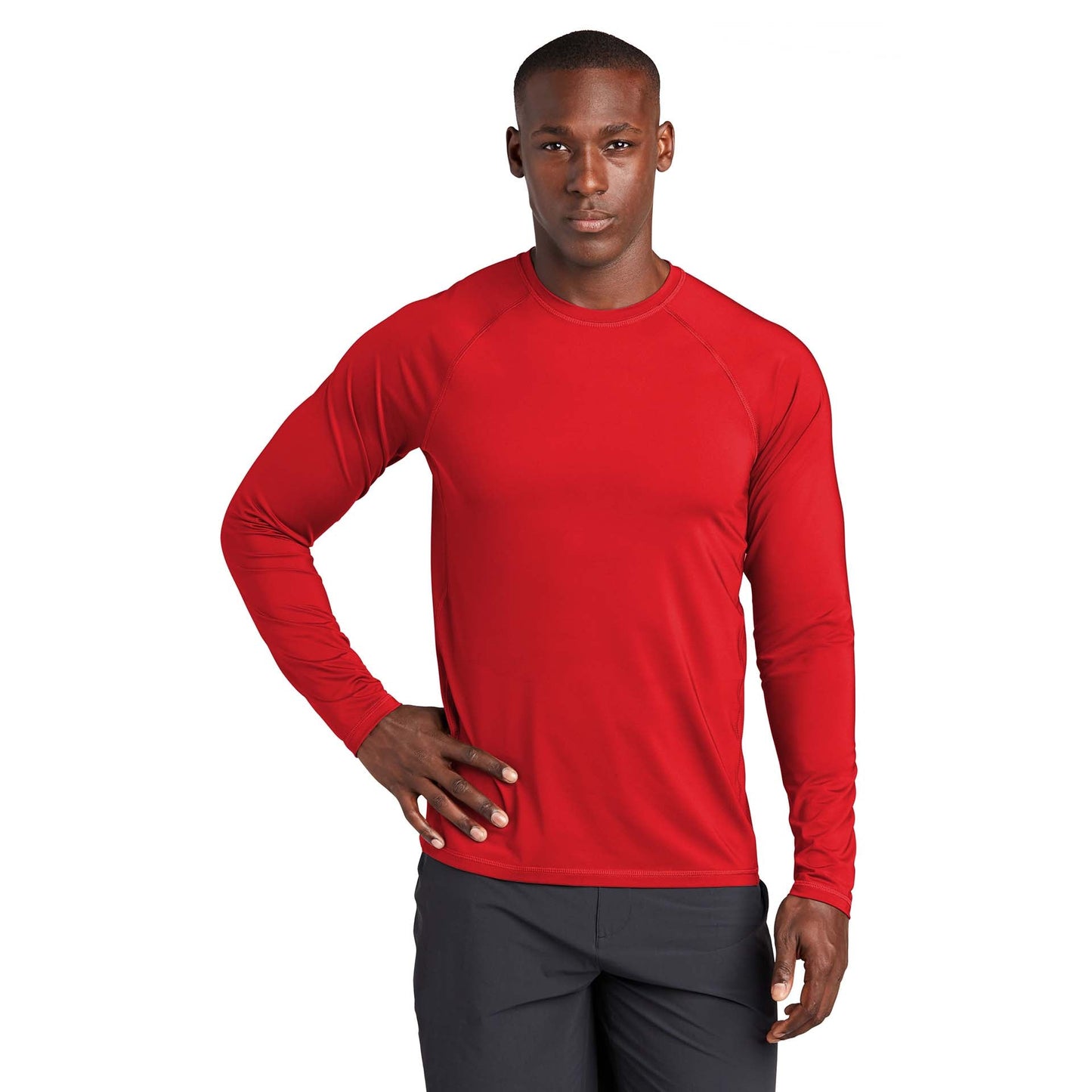 Black Rashguard Tee - Sport-Tek - UV Protection