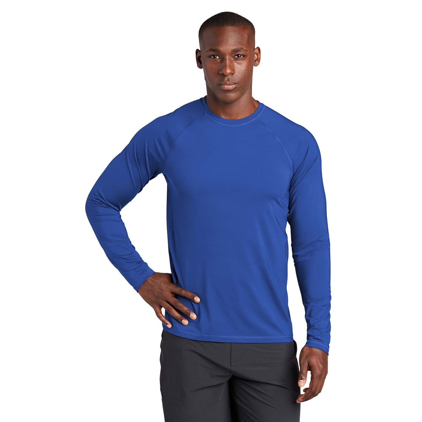 Black Rashguard Tee - Sport-Tek - UV Protection