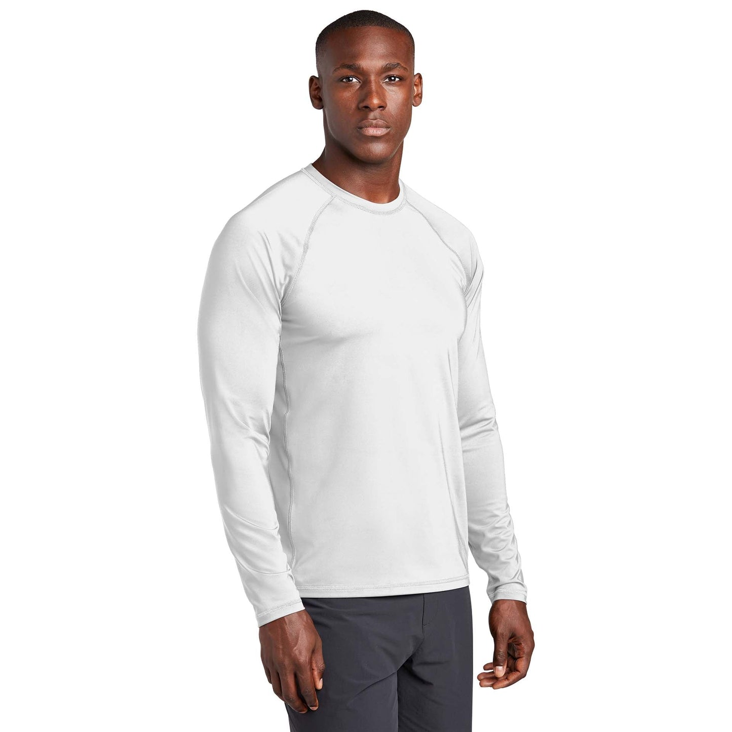 Black Rashguard Tee - Sport-Tek - UV Protection
