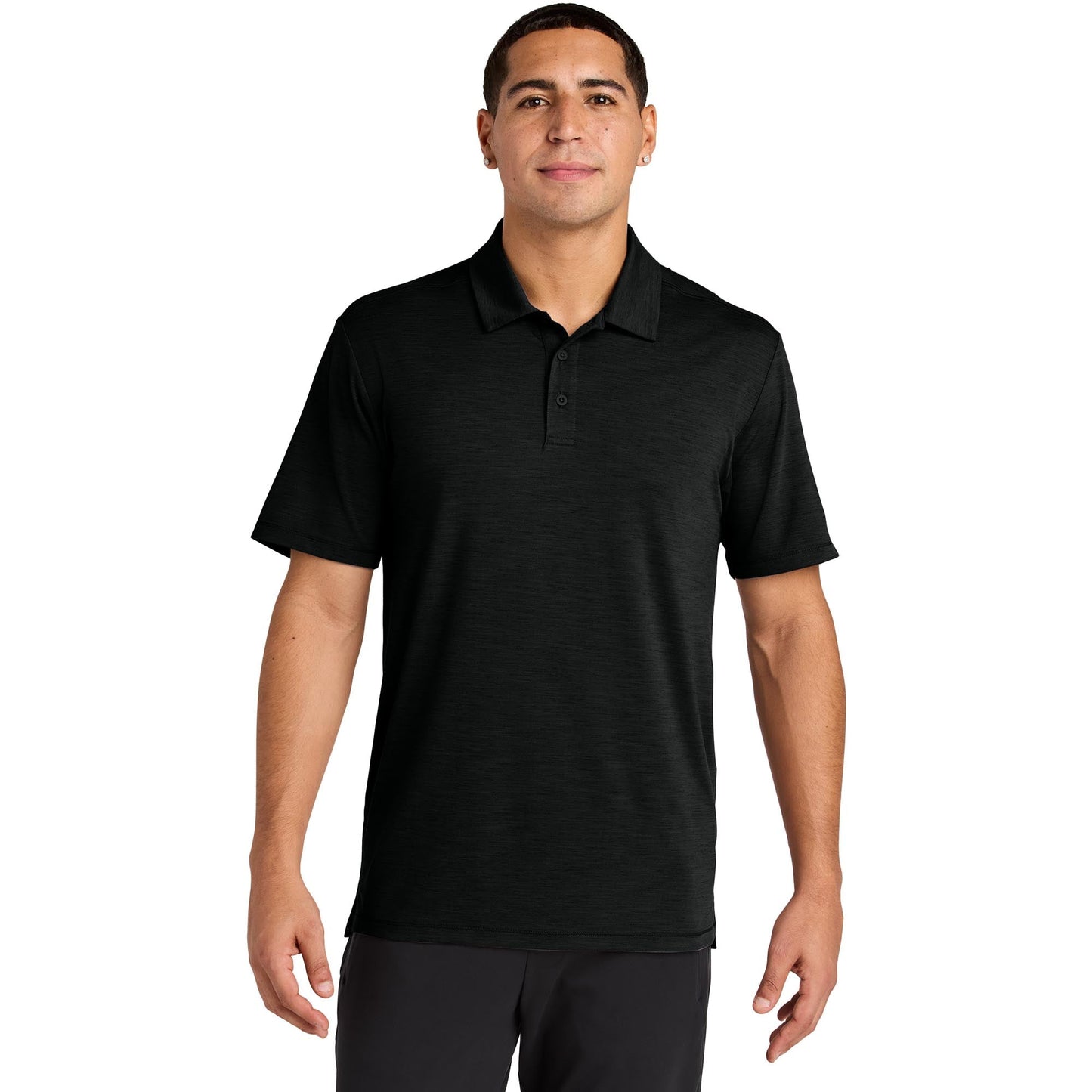 Black Polo Shirt - Sport-Tek - Soft Stretch Fabric