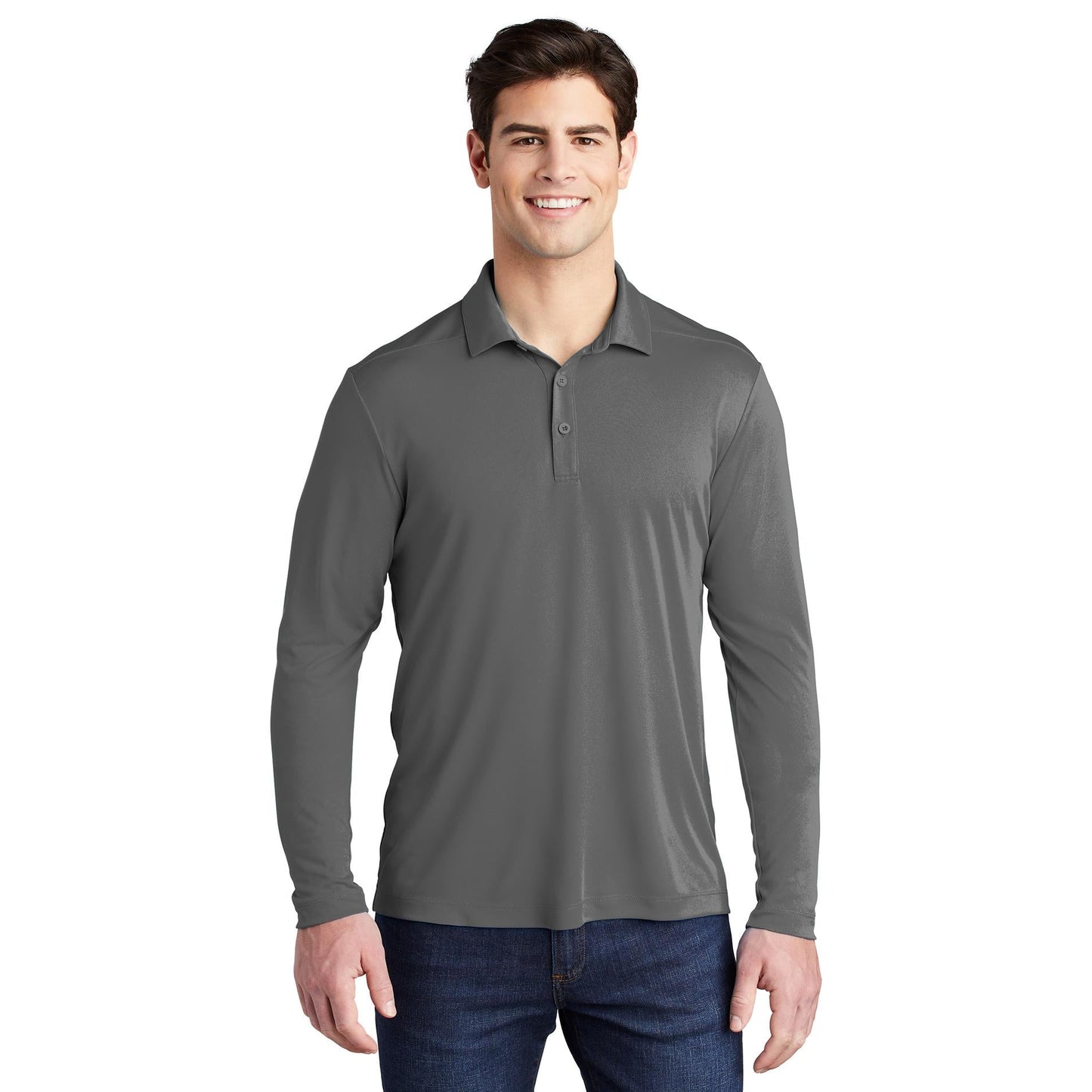 Black Polo Shirt - Sport-Tek - Soft Fabric - Stylish Wear