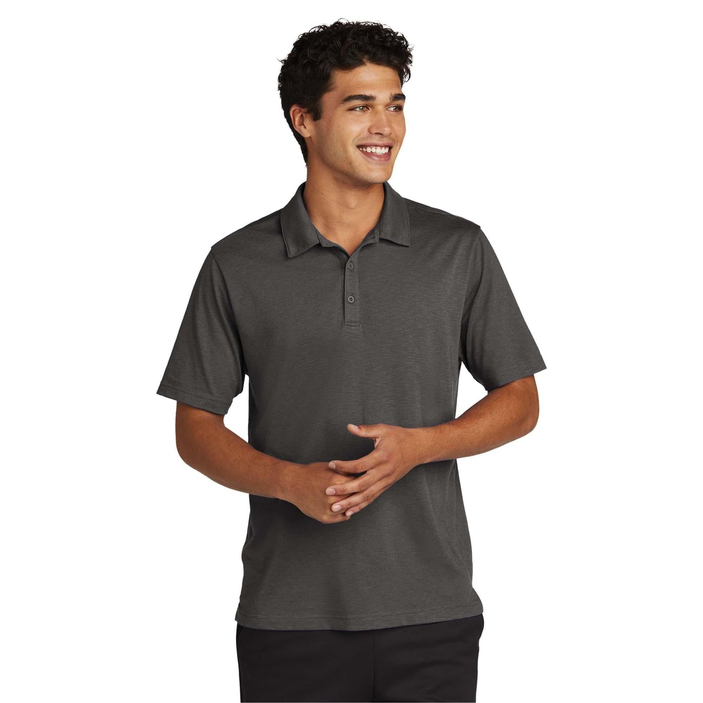 Black Polo Shirts - Sport-Tek - Soft Fabric Quality - Stylish Design