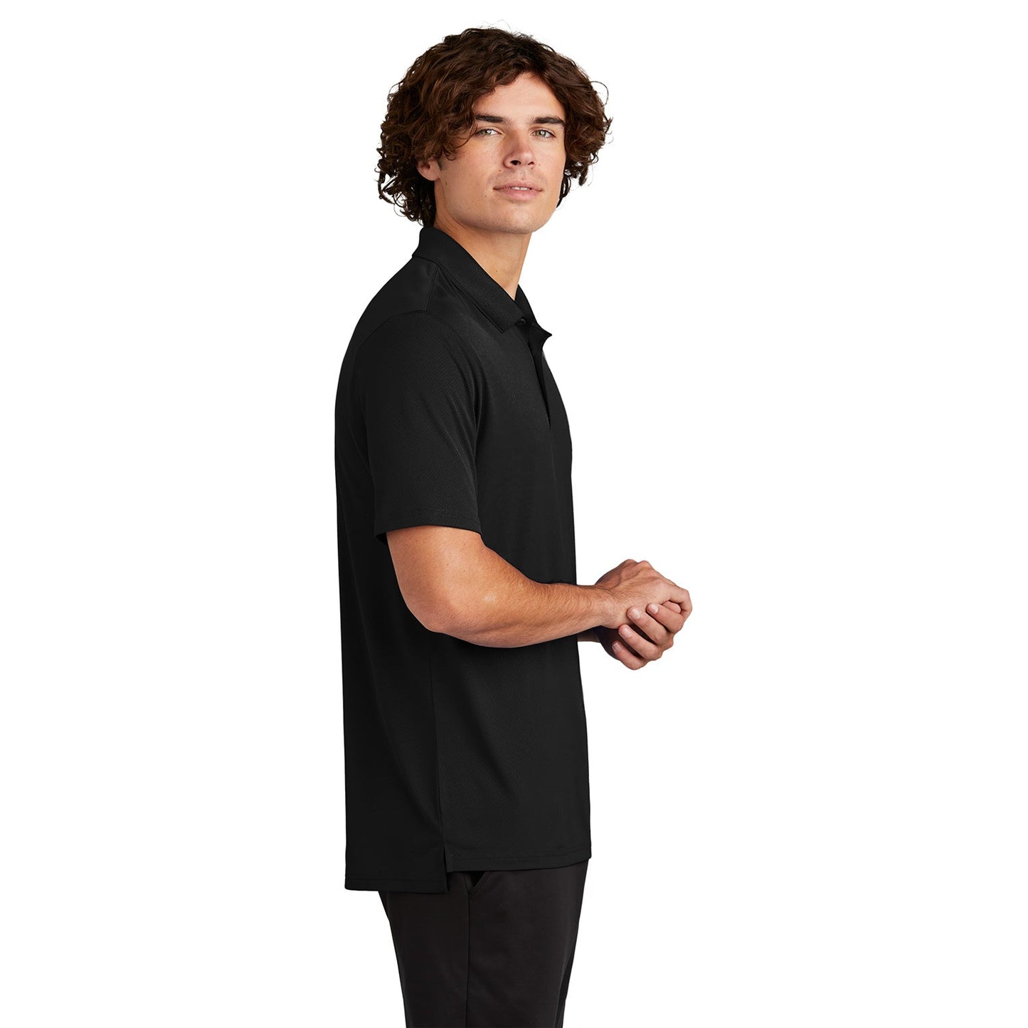 Black Polo Shirts - Sport-Tek - Moisture-Wicking Fabric - Comfortable Fit