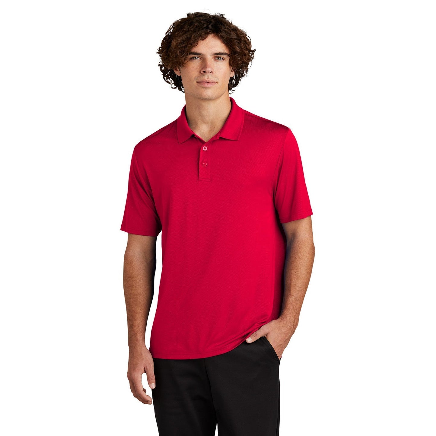 Black Polo Shirts - Sport-Tek - Moisture-Wicking Fabric - Comfortable Fit