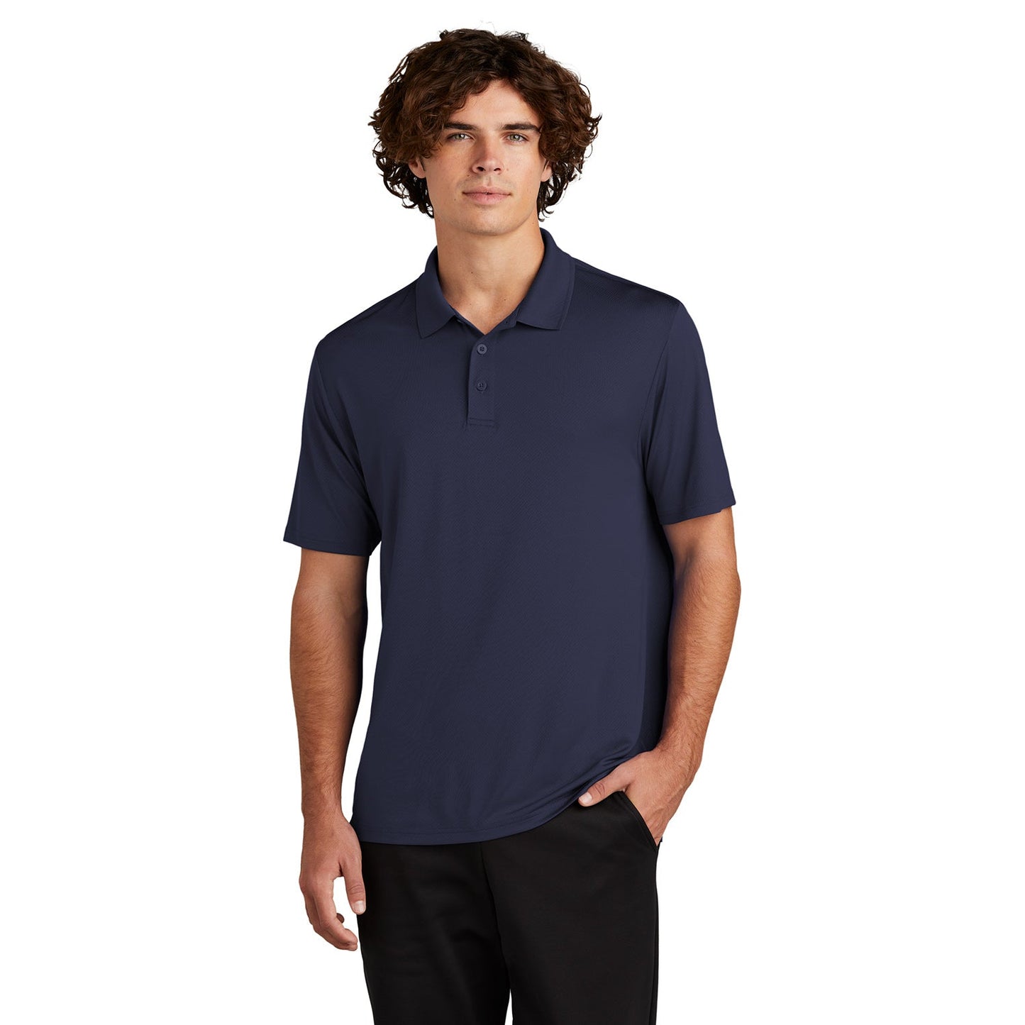 Black Polo Shirts - Sport-Tek - Moisture-Wicking Fabric - Comfortable Fit