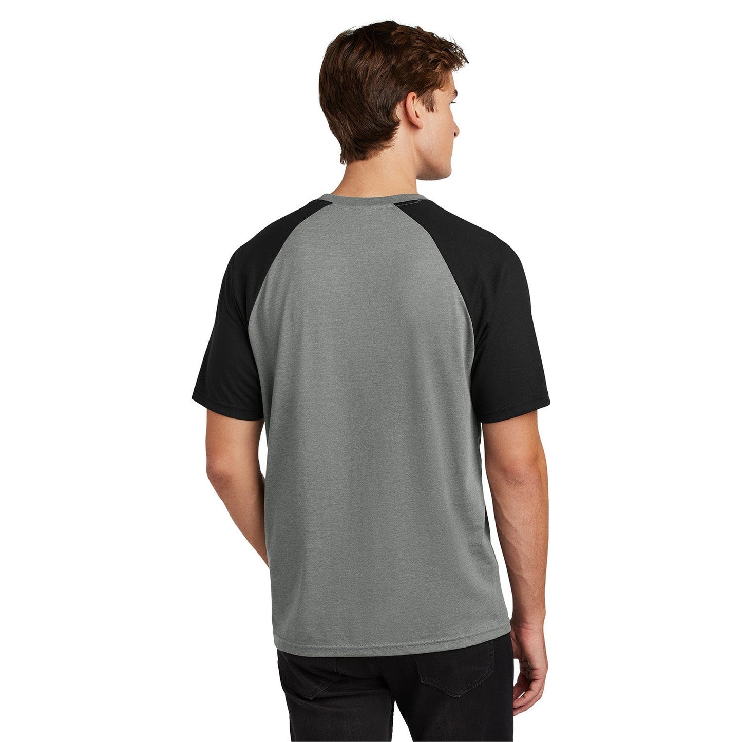 Black T-Shirts - Sport-Tek - Comfortable Raglan Style