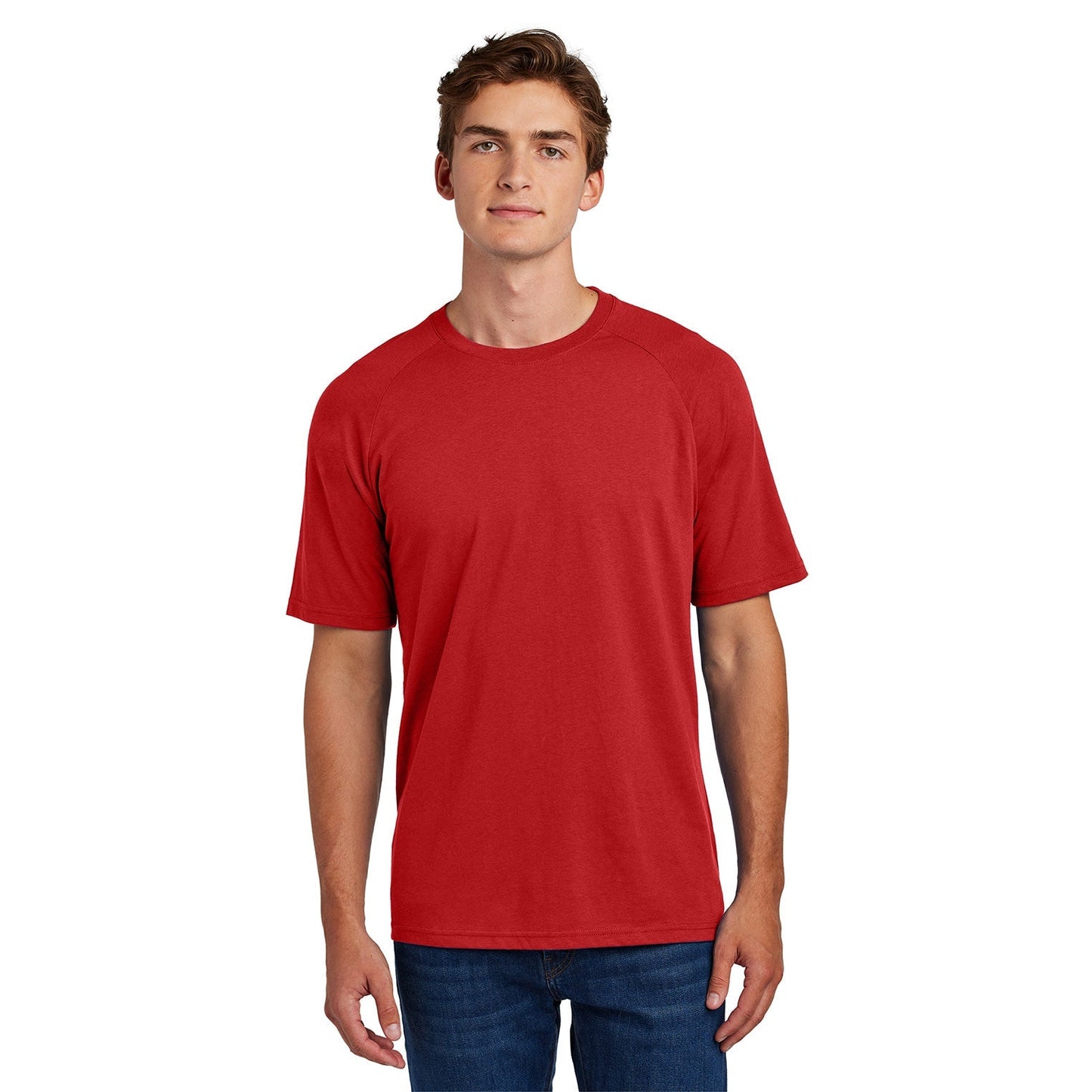 Black T-Shirts - Sport-Tek - Comfortable Raglan Style