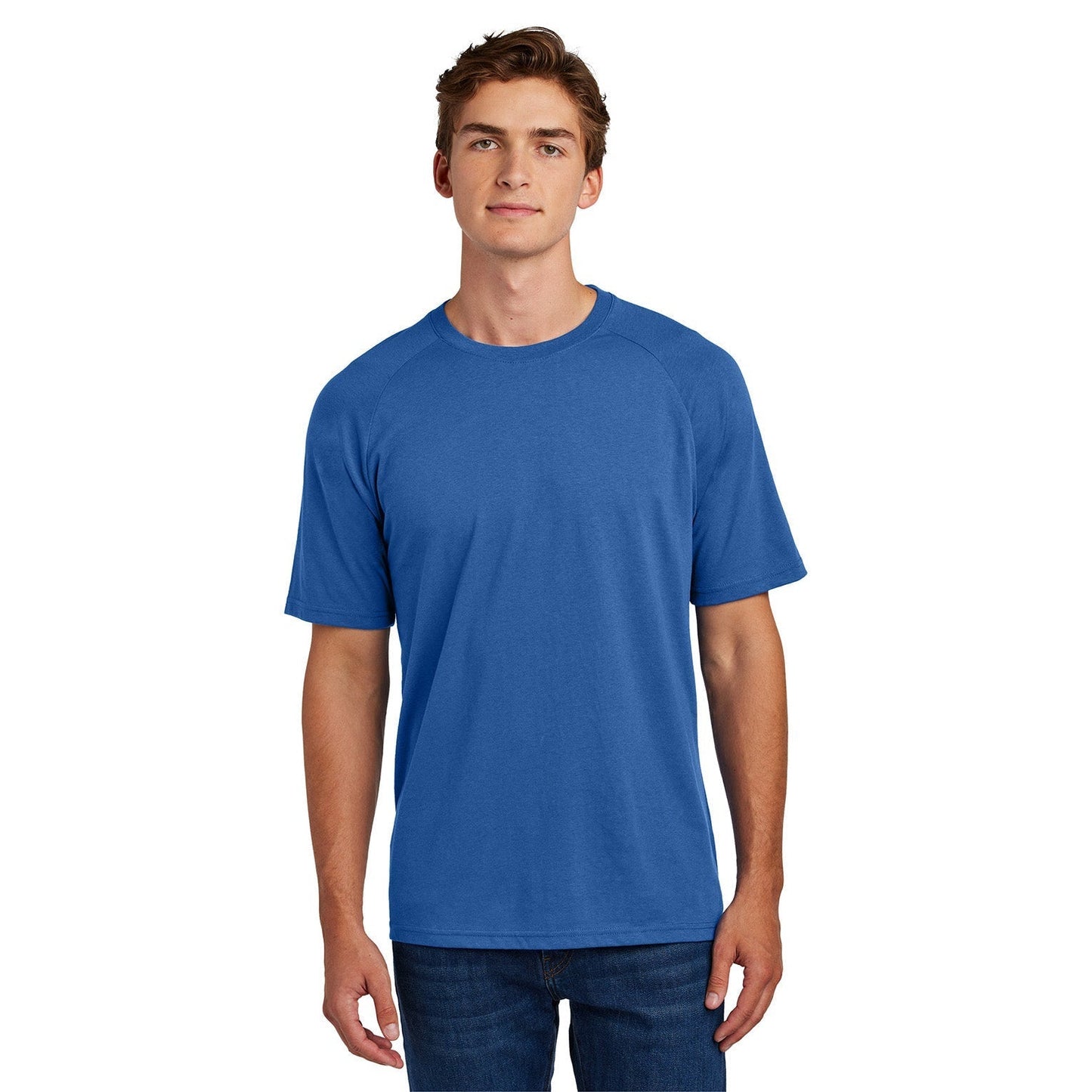Black T-Shirts - Sport-Tek - Comfortable Raglan Style